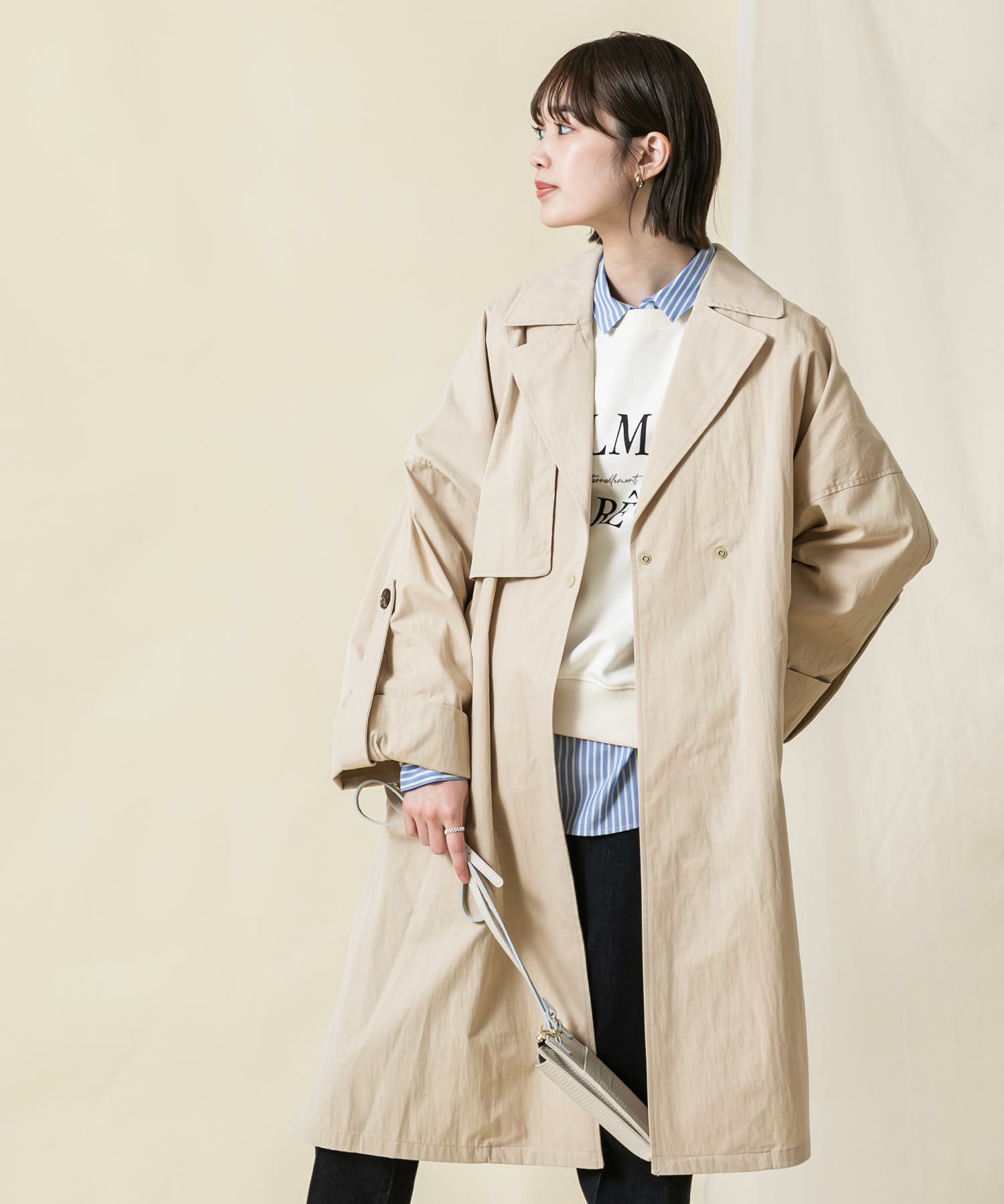 Gready Brilliant【Special price】CNワイドトレンチコート