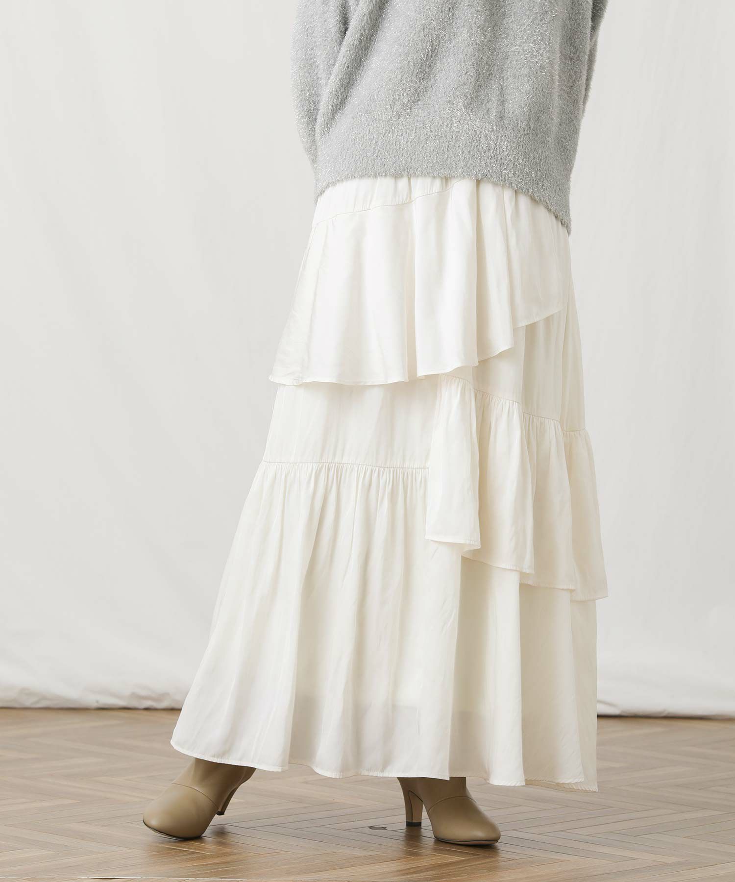 Gready Brilliantアシメティアードマキシスカート | SEKIMIKI Online 