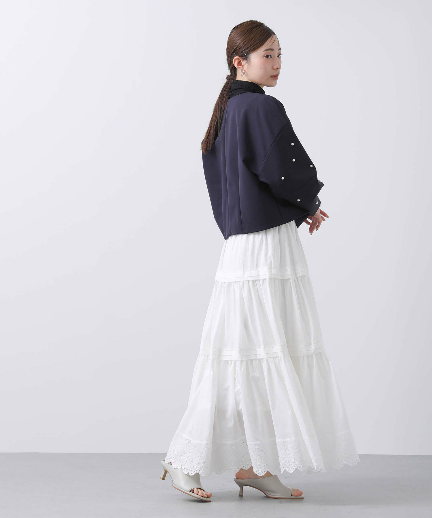 Gready Brilliants.ノーカラーパールジャケット | SEKIMIKI Online