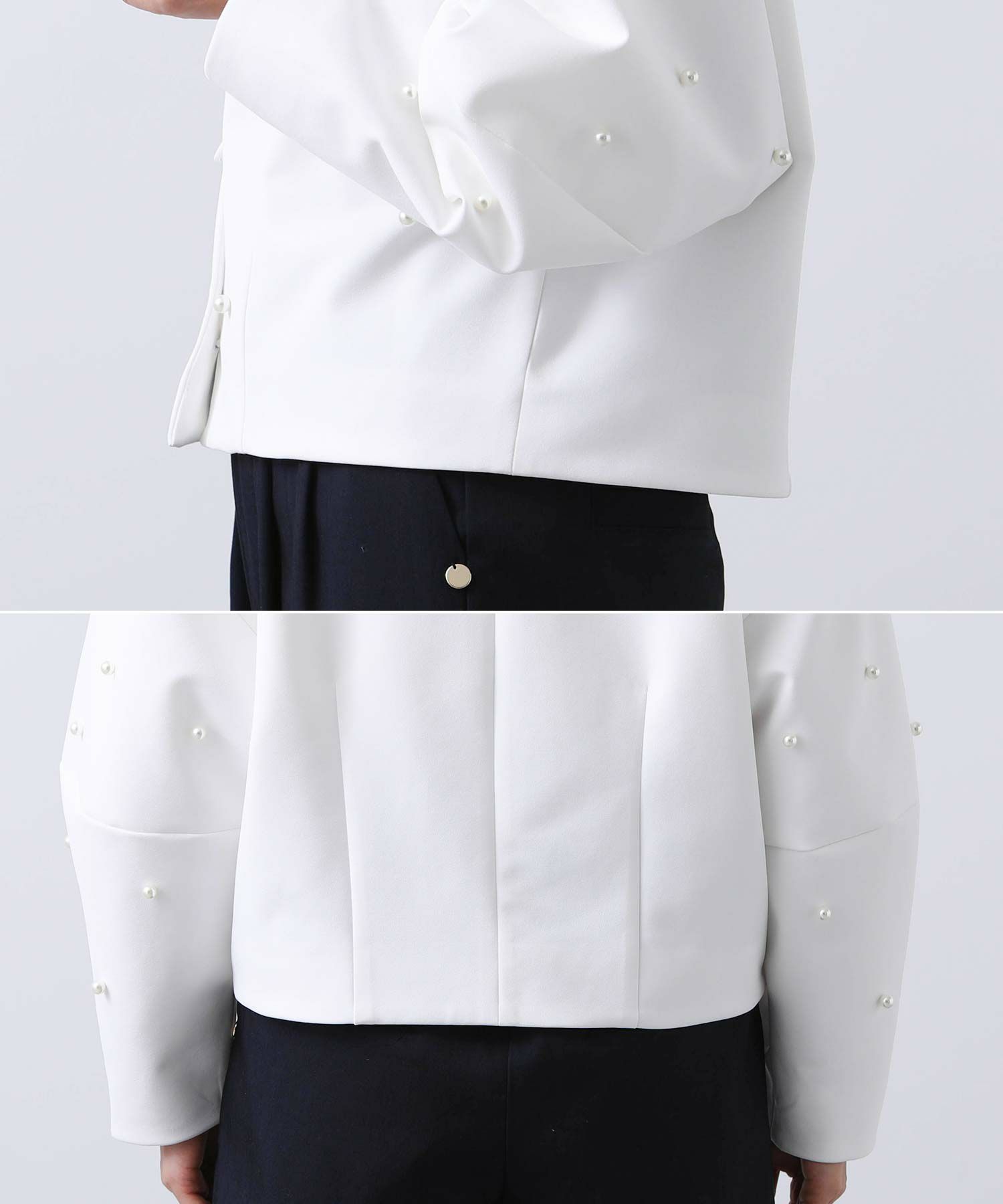 Gready Brilliants.ノーカラーパールジャケット | SEKIMIKI Online