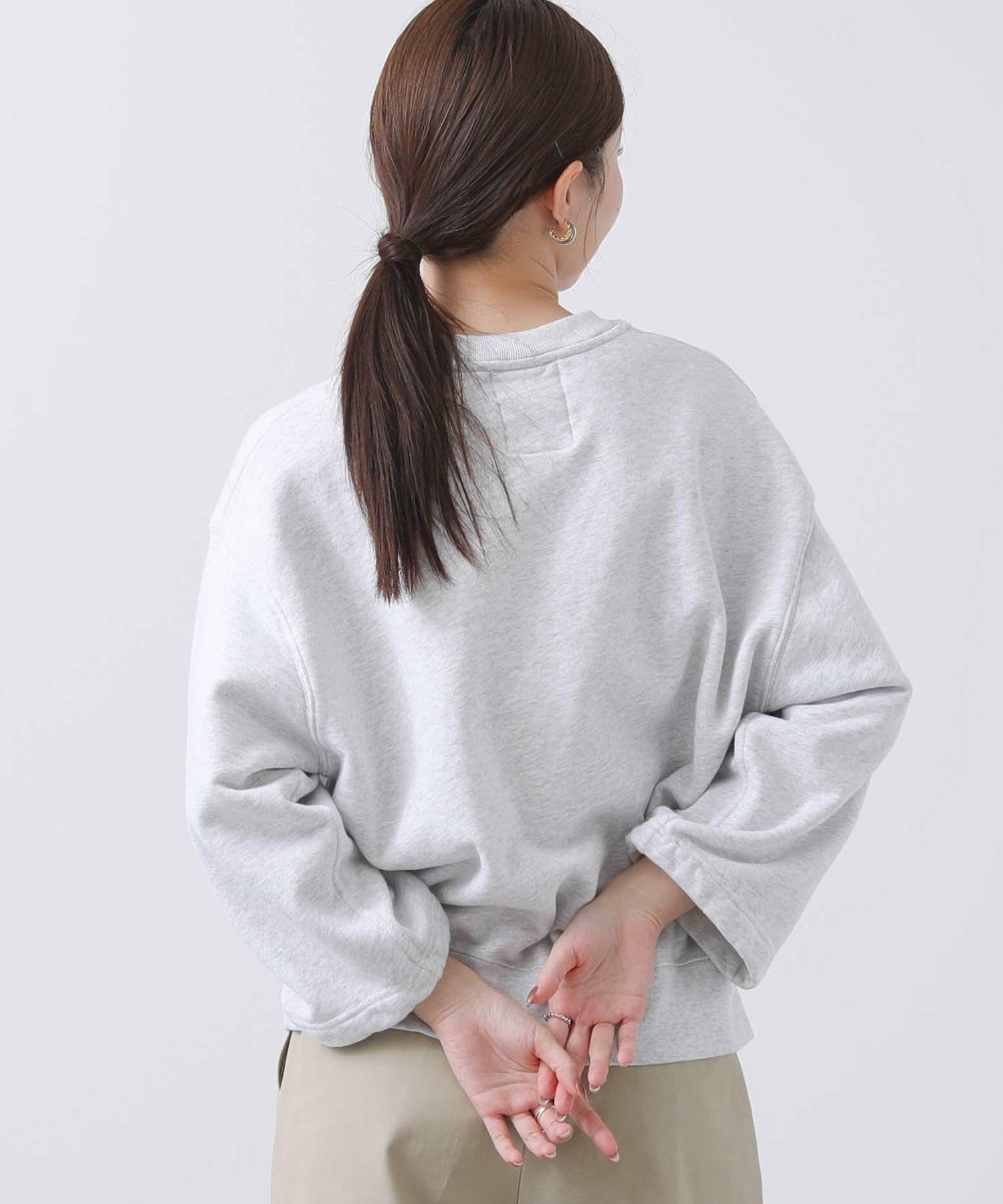 Gready Brilliants.カレッジロゴ7分袖スウェット | SEKIMIKI Online