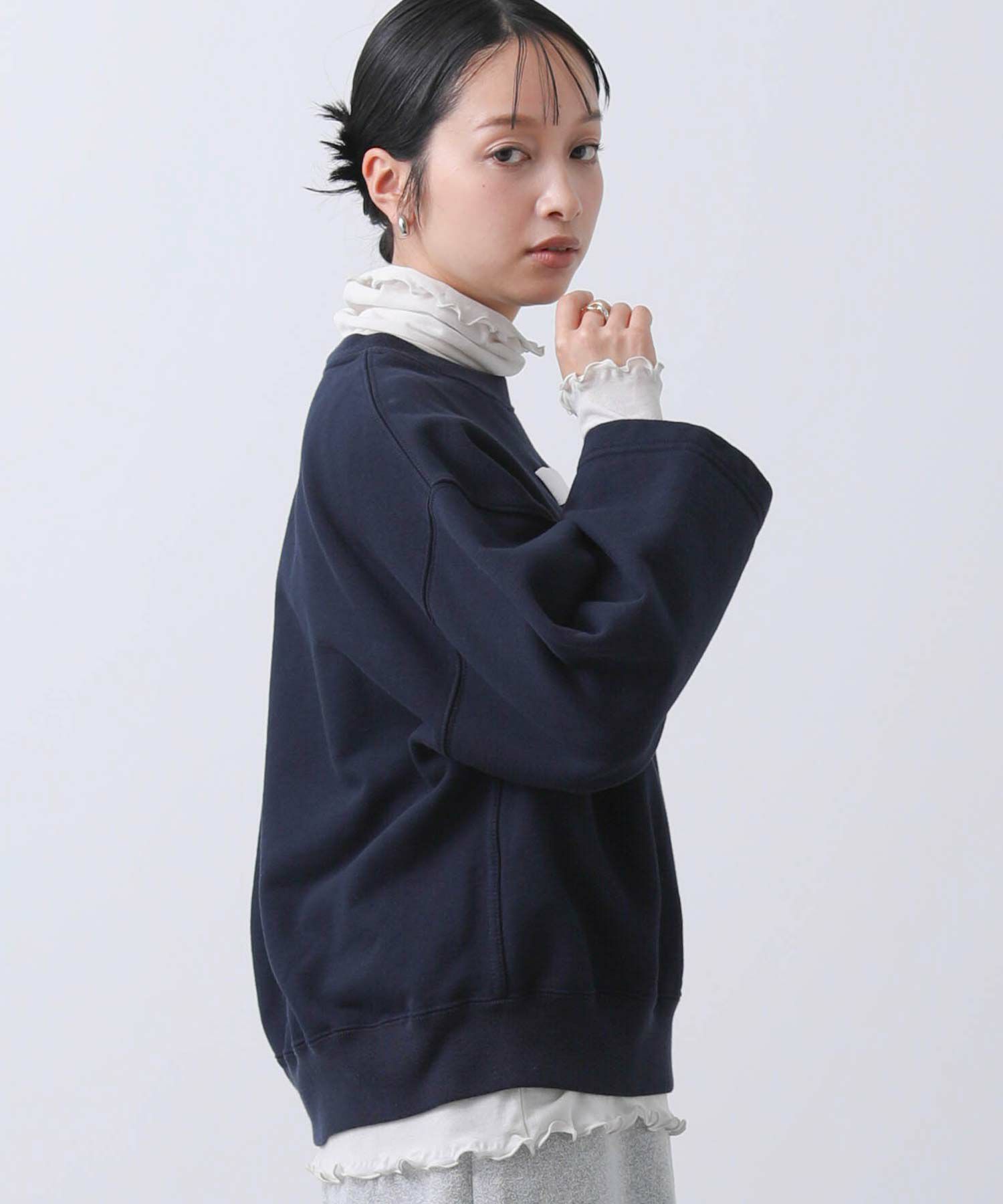 Gready Brilliants.カレッジロゴ7分袖スウェット | SEKIMIKI Online