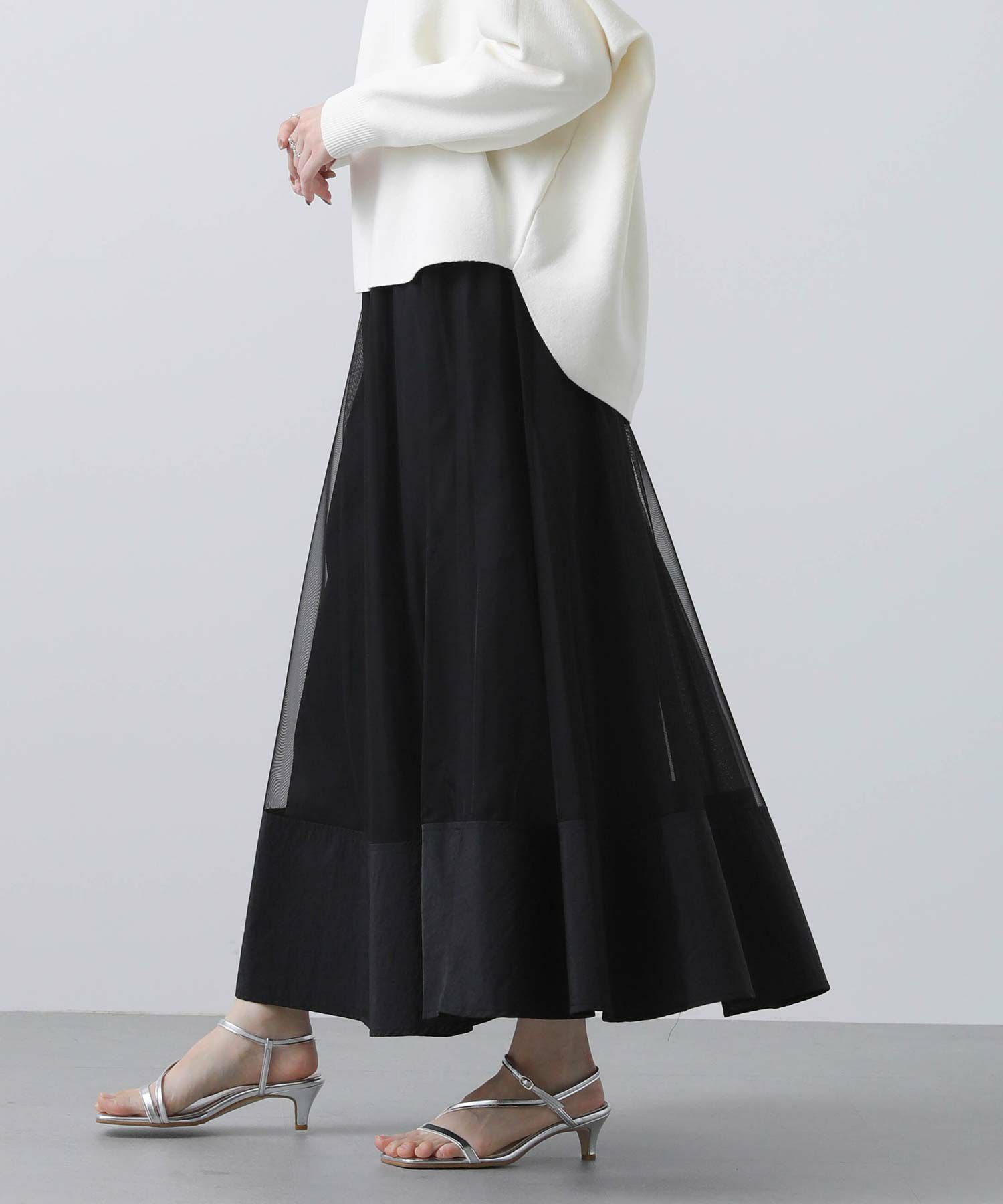 Gready Brilliantギャザーチュール裾切替スカート | SEKIMIKI Online