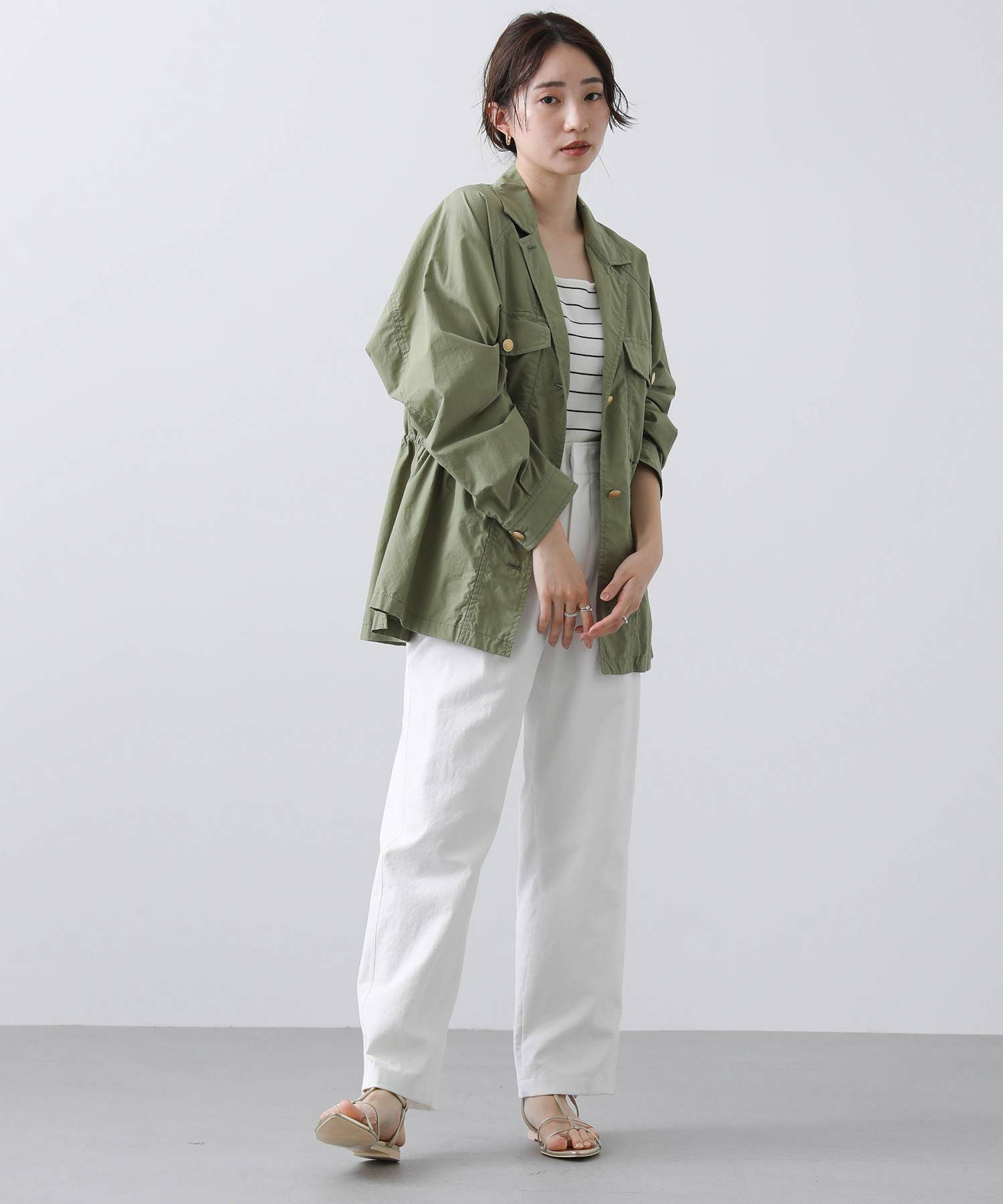 Gready Brilliants.金ボタンミリタリージャケット | SEKIMIKI Online