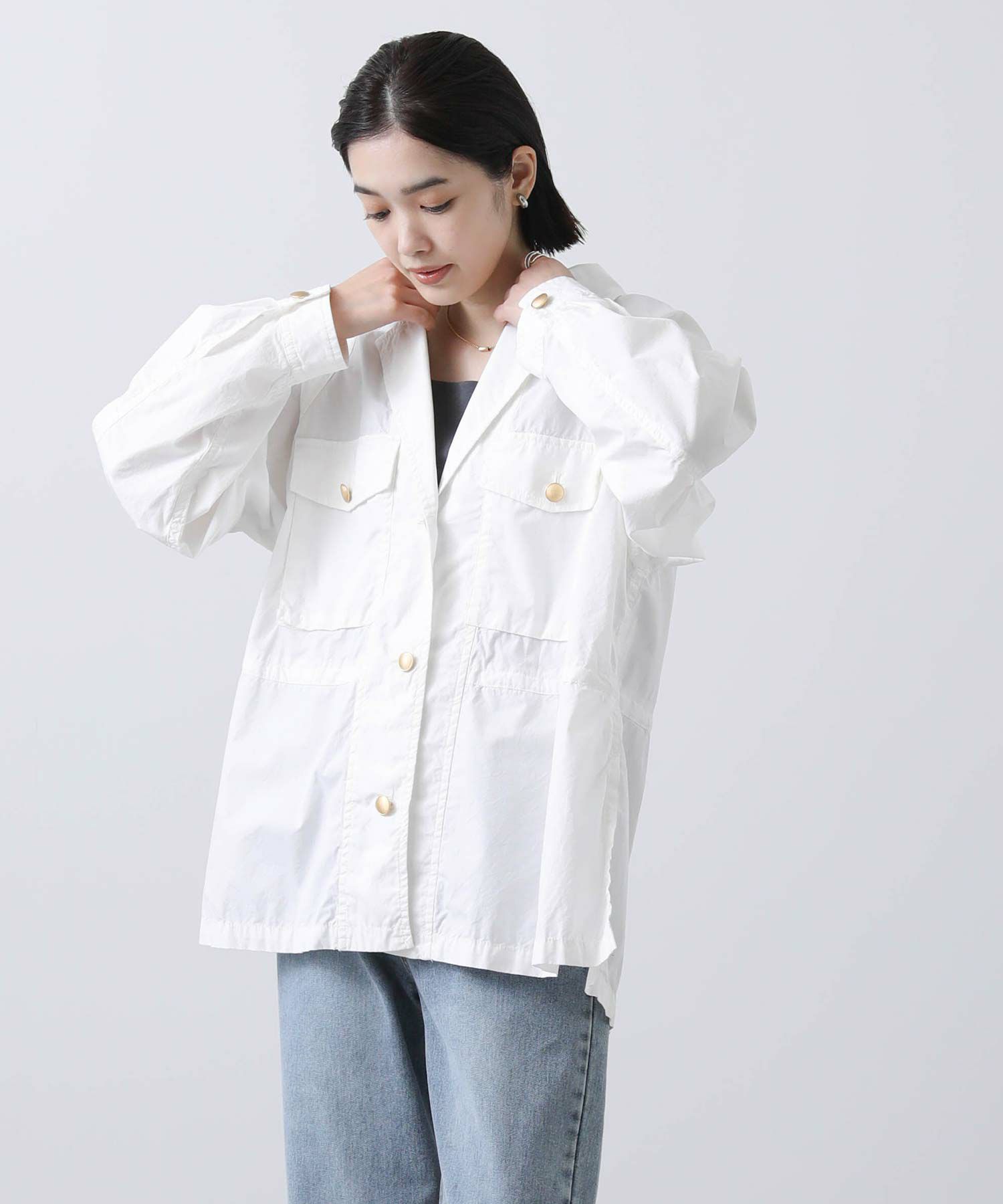 Gready Brilliants.金ボタンミリタリージャケット | SEKIMIKI Online