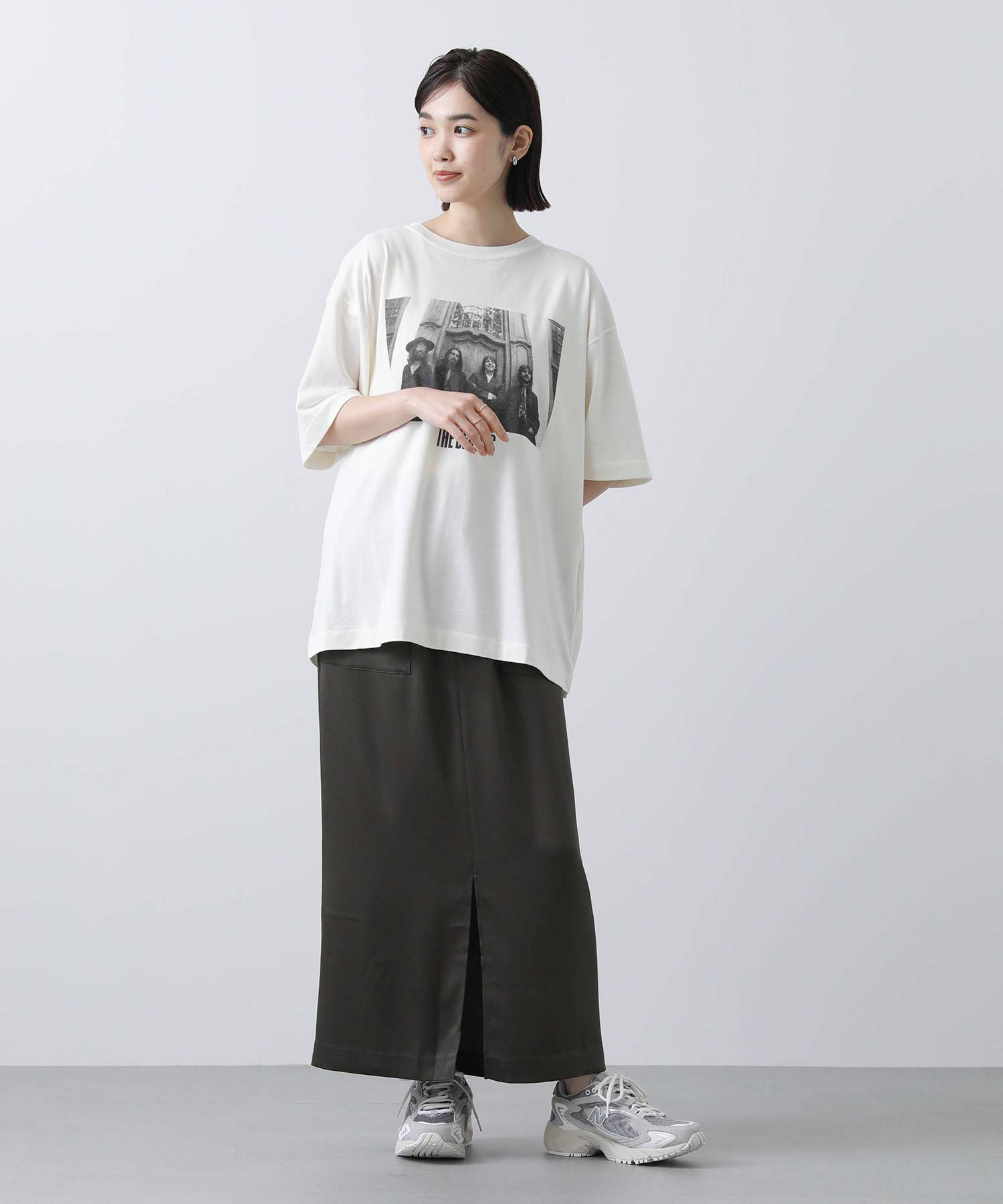 Gready Brilliants.ハンマーサテンタイトスカート | SEKIMIKI Online