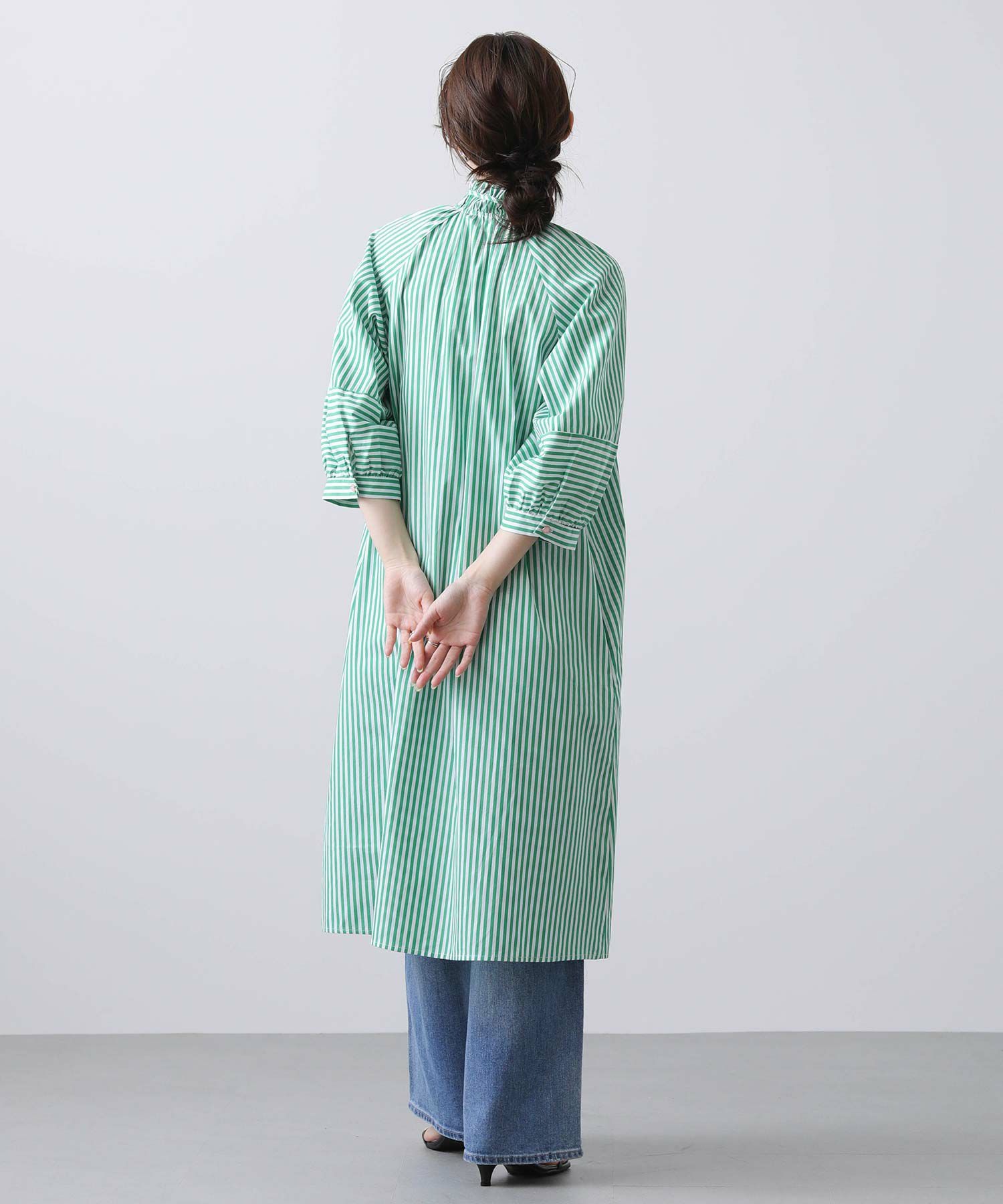 Gready Brilliant【Special price】Numphストライプシャツ