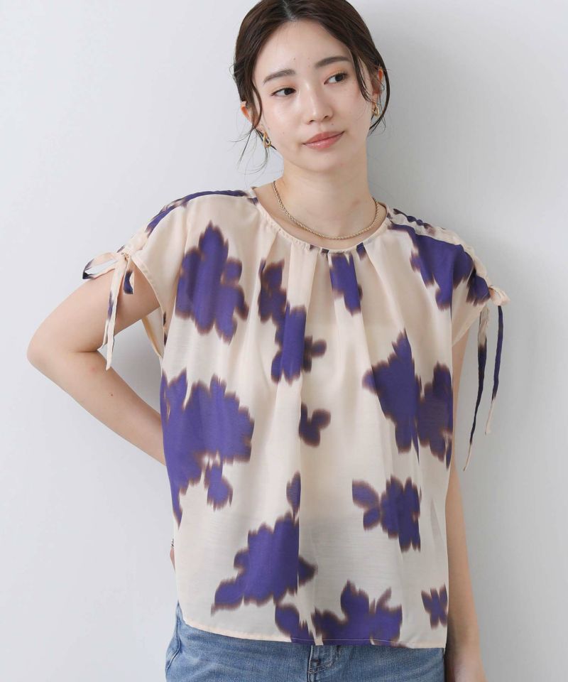 【新品】rokh フラワー　ブラウス 新品】rokh フラワー ブラウス - メルカリ