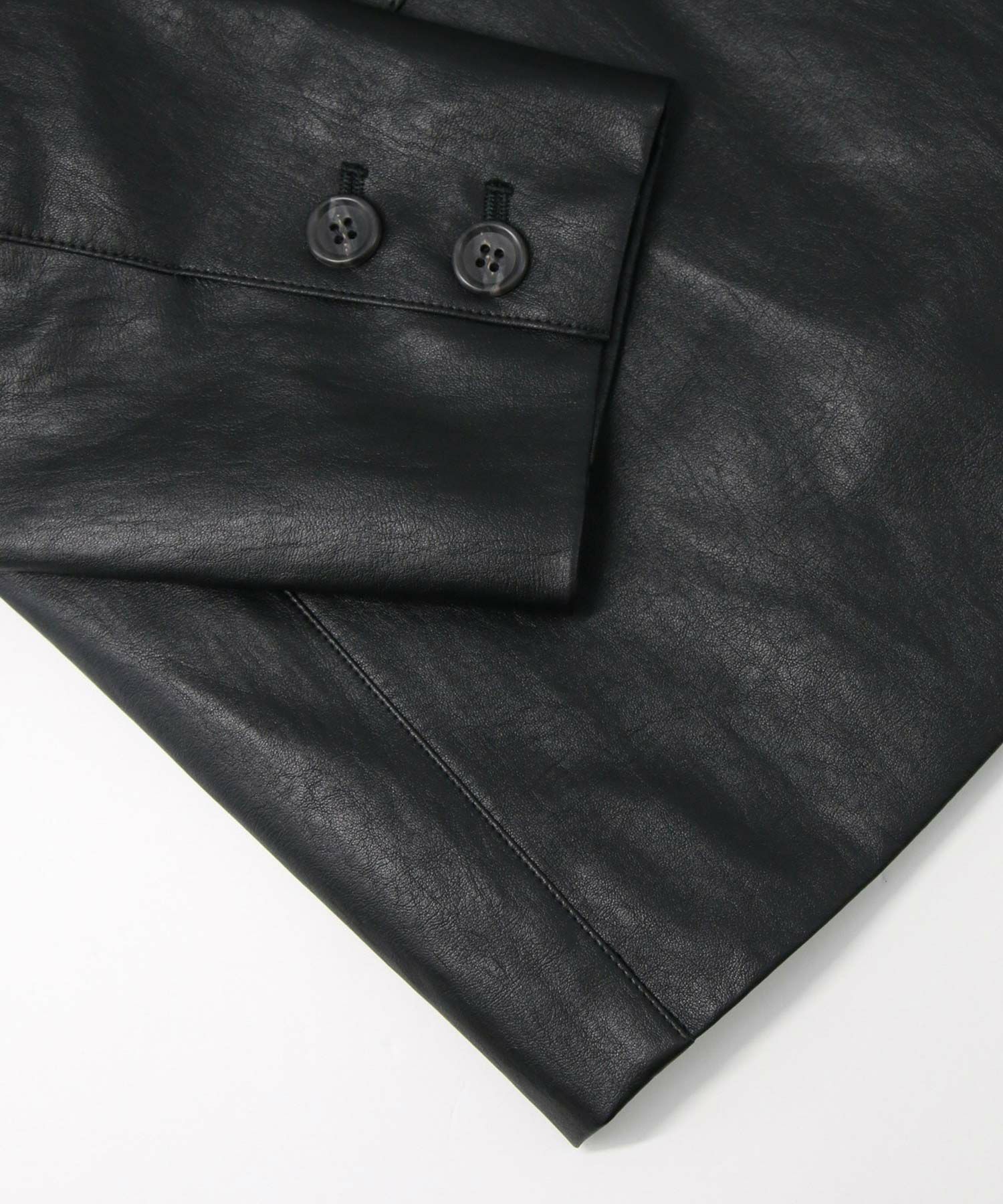 Gready Brilliants.エコレザーテーラードジャケット | SEKIMIKI Online