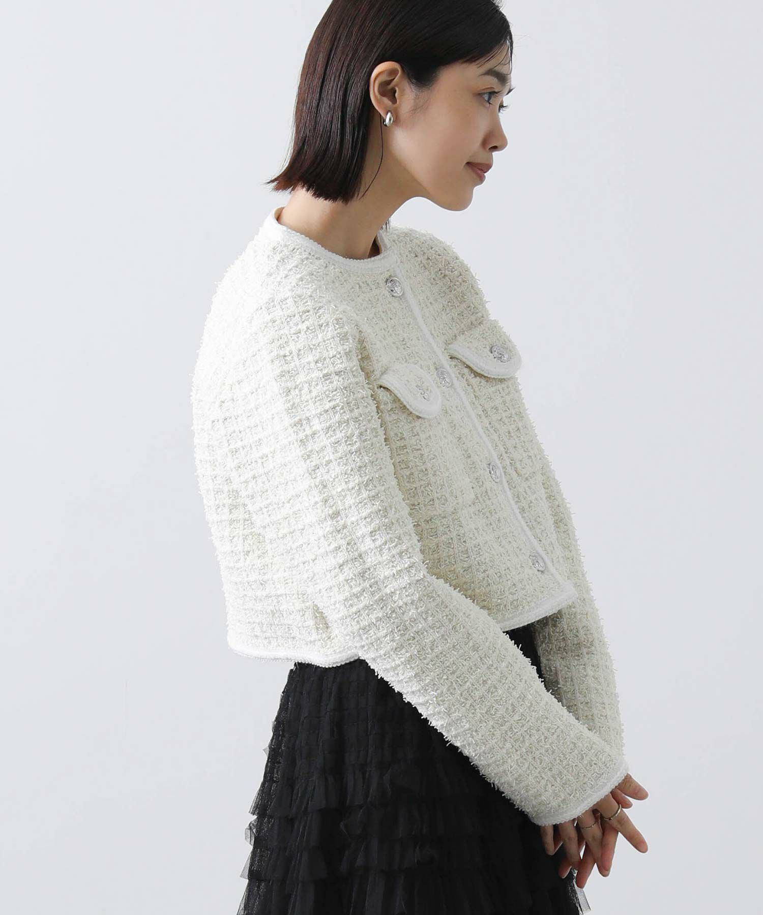 Gready Brilliants.ワッフルショートKジャケット | SEKIMIKI Online