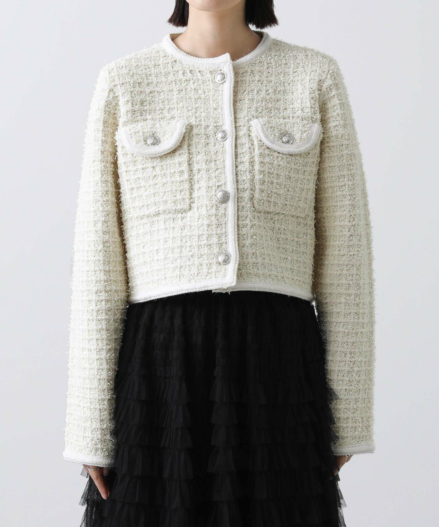 Gready Brilliants.ワッフルショートKジャケット | SEKIMIKI Online