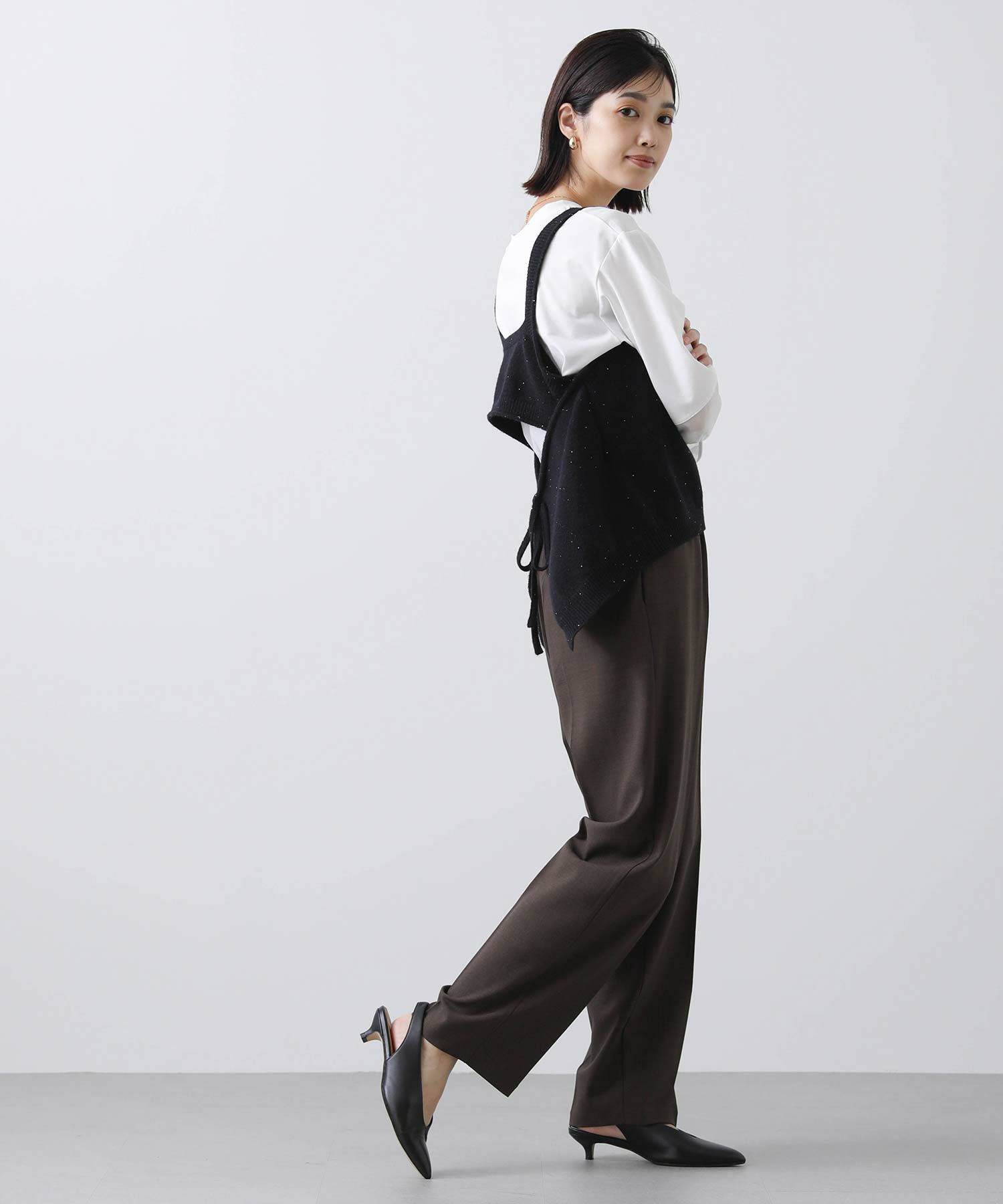 美品Gready Brilliant メッシュジャケット&スパンコールニット Gready