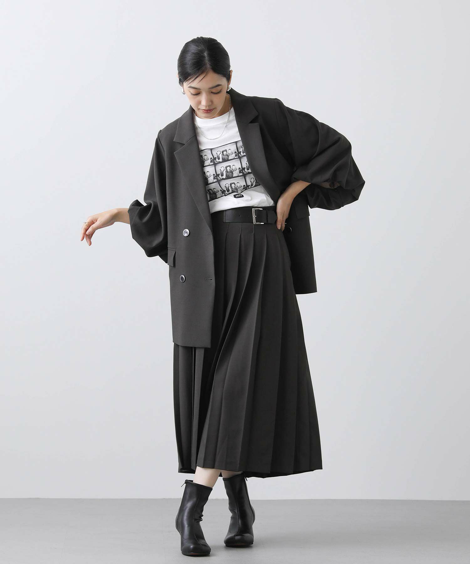 Gready Brilliantバルーンスリーブテーラードジャケット | SEKIMIKI Online