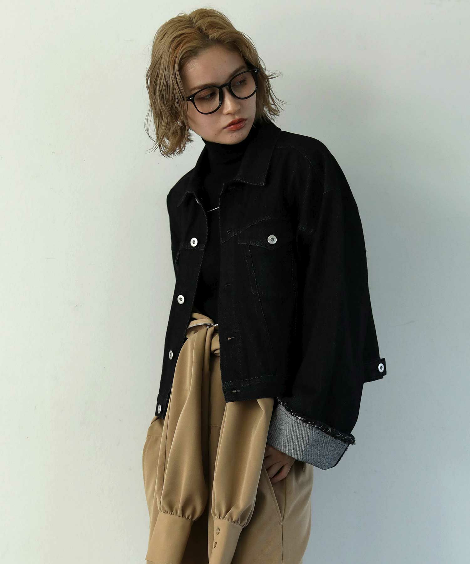 Re Fiinas.デニムフリンジGジャン | SEKIMIKI Online