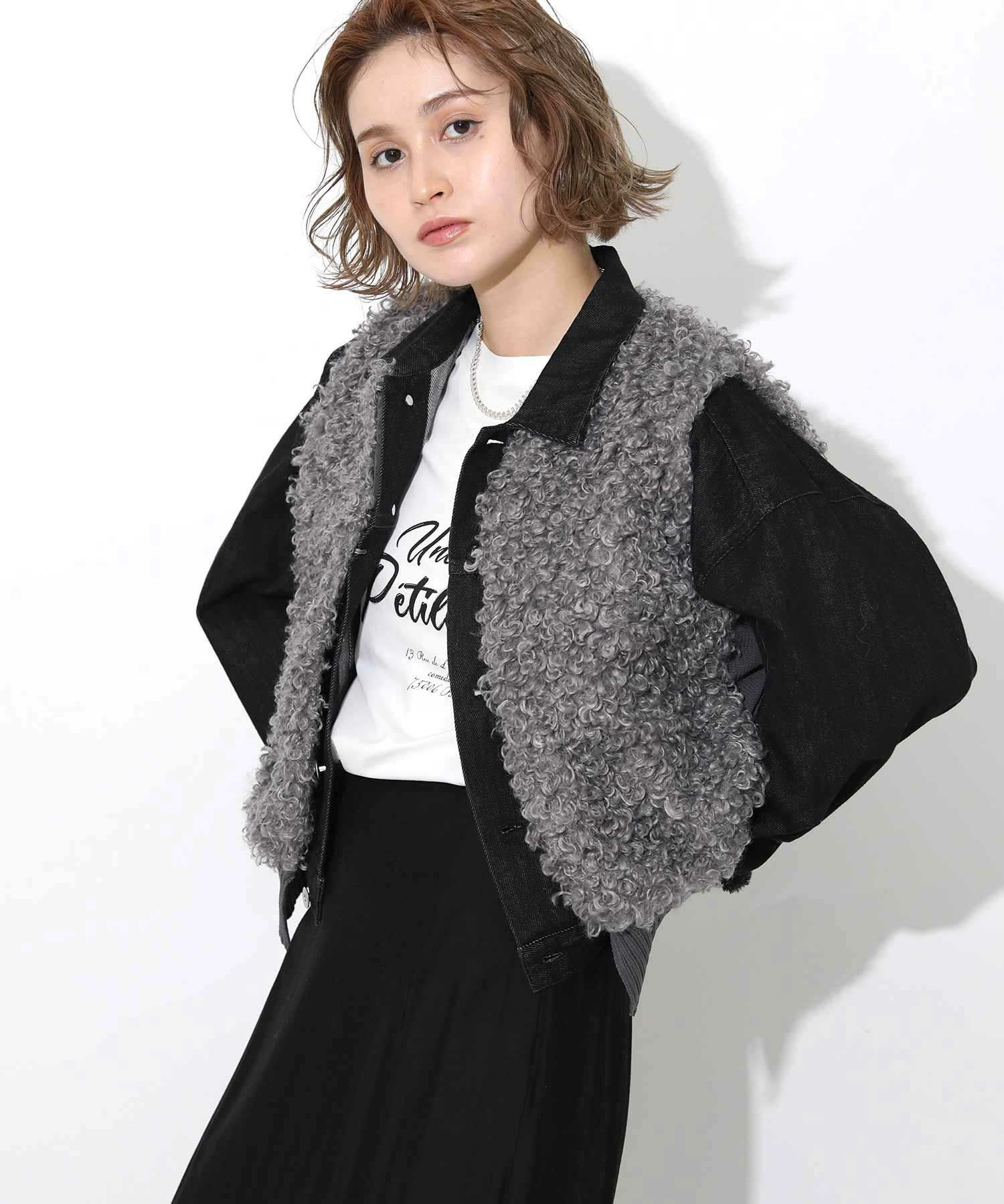 Re FiinaデニムフリンジGジャン | SEKIMIKI Online