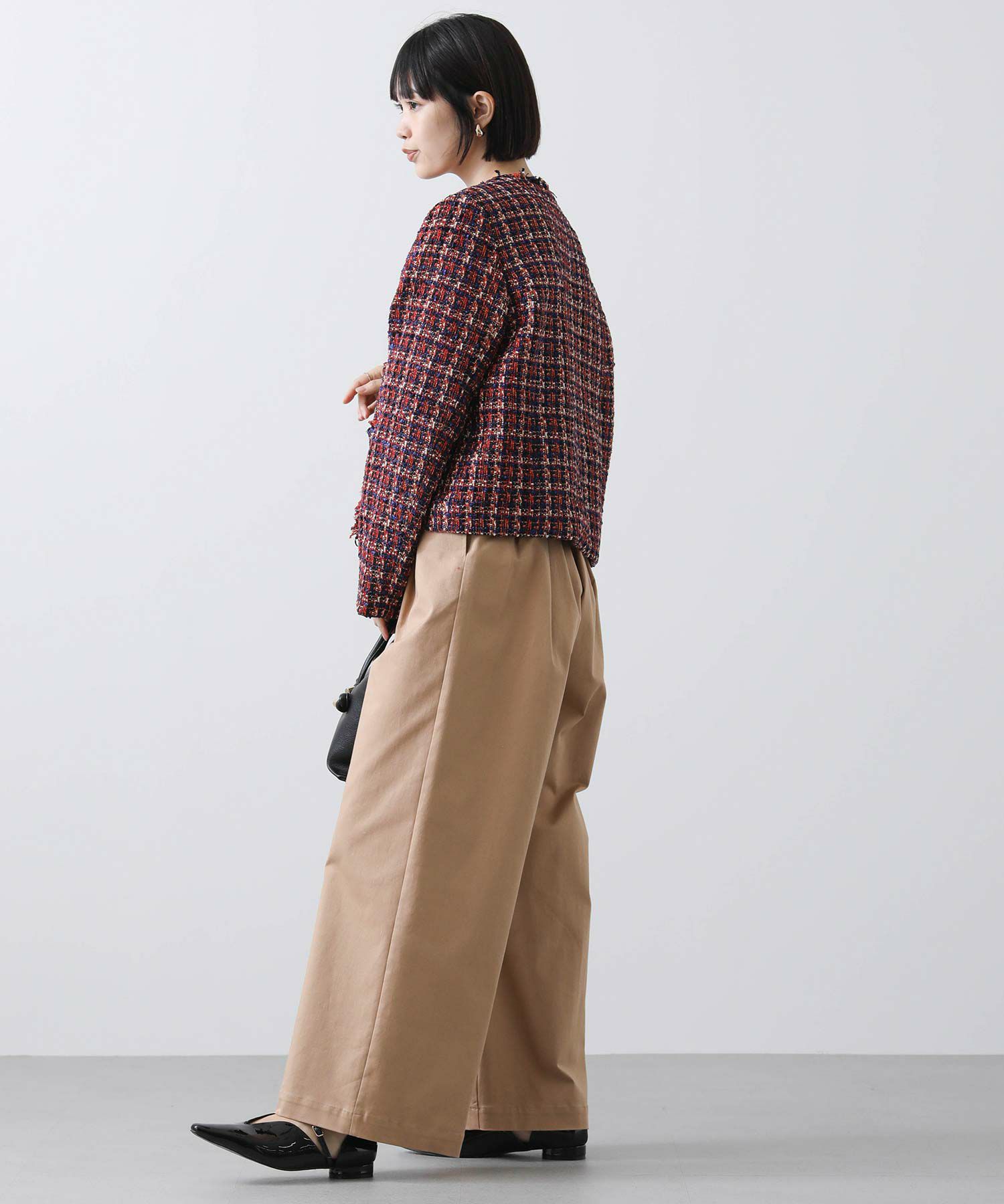 Gready Brilliants.チェックツイードクルージャケット | SEKIMIKI Online