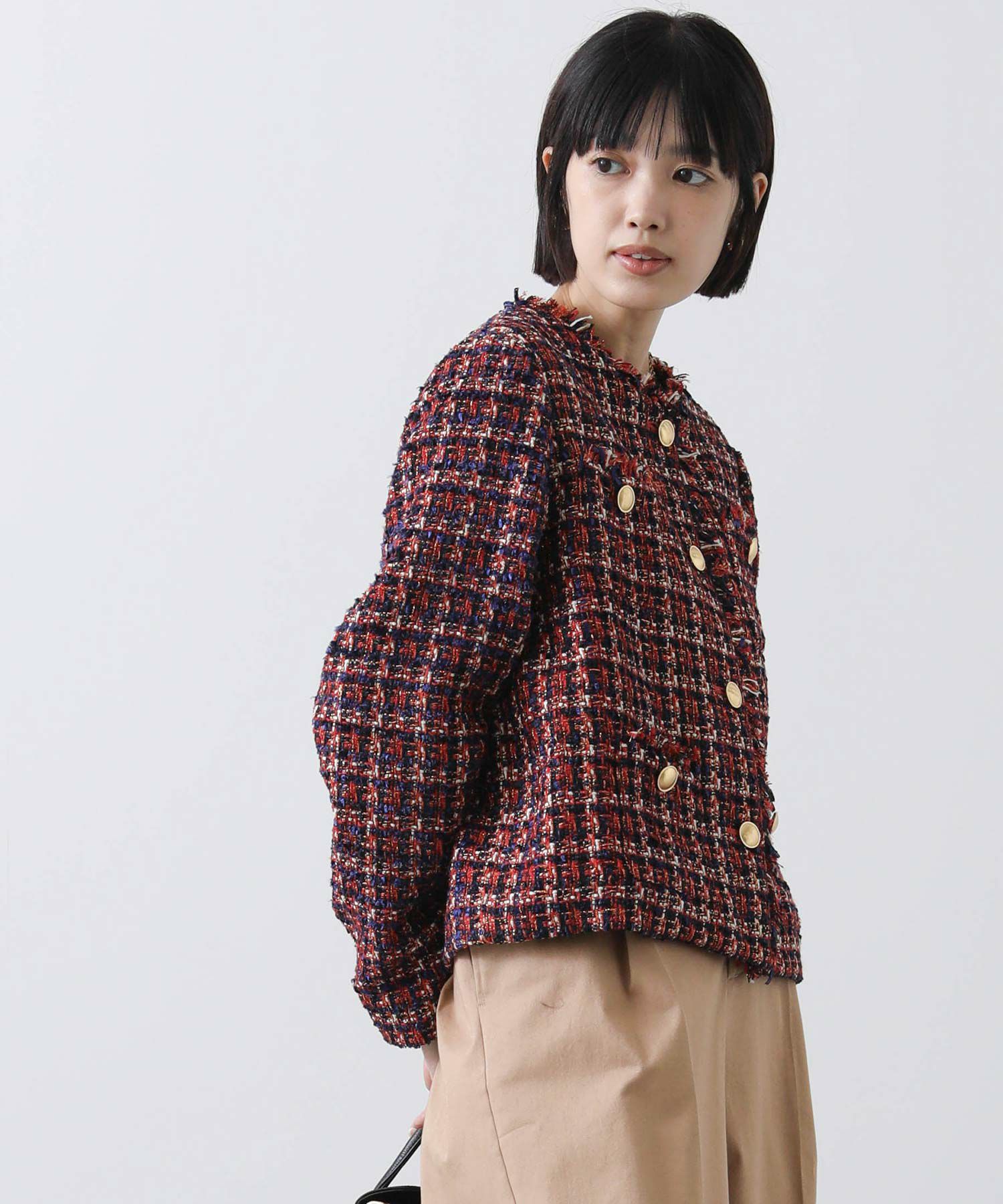 Gready Brilliant【2026年2月ファミリーセール対象】チェックツイード