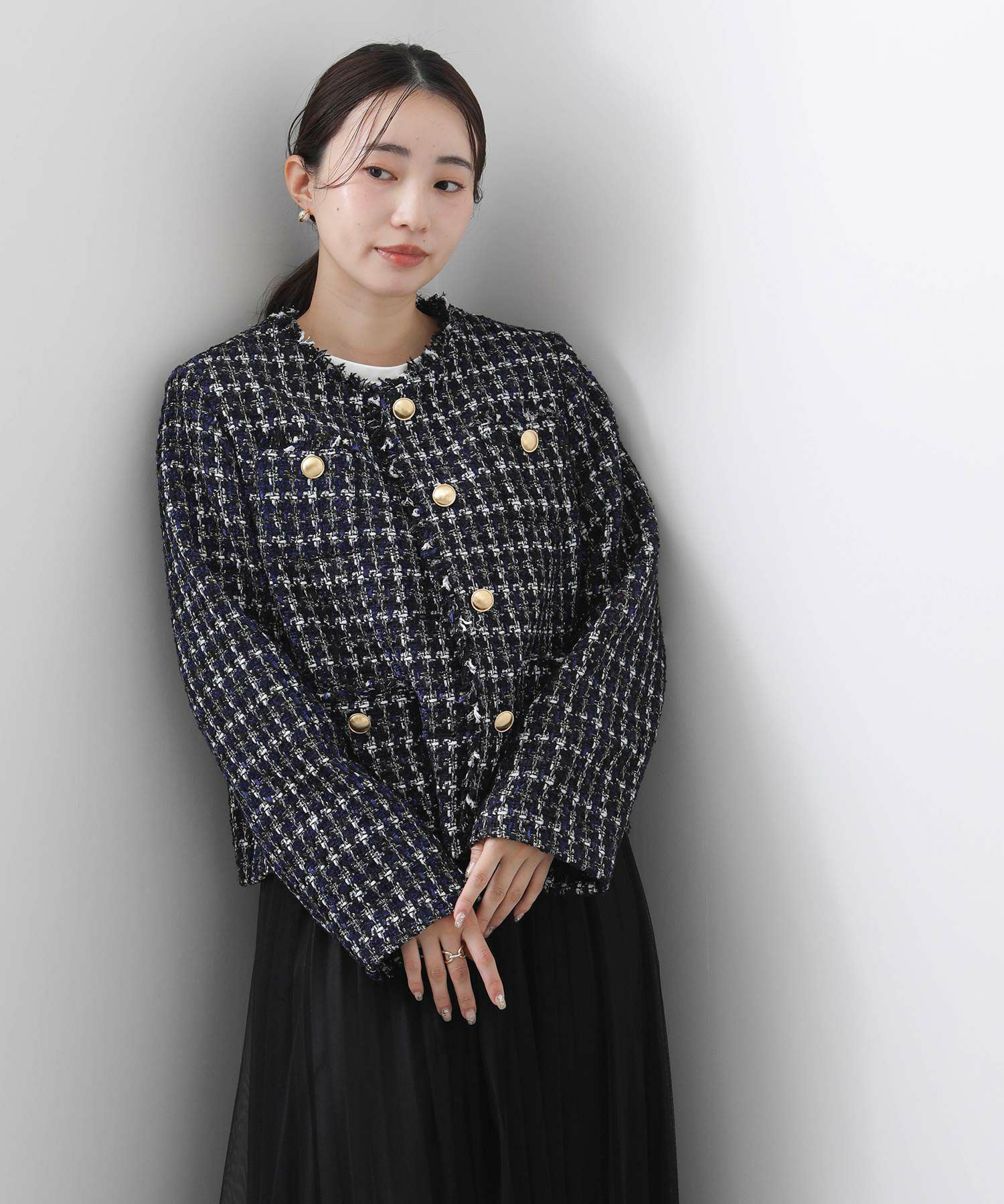 Gready Brilliant【2026年2月ファミリーセール対象】チェックツイード