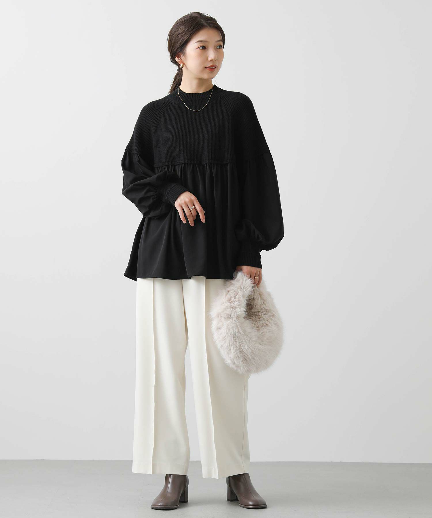 Gready Brilliant｜2_フラワーJQ袖切替LS | Rakuten Fashion