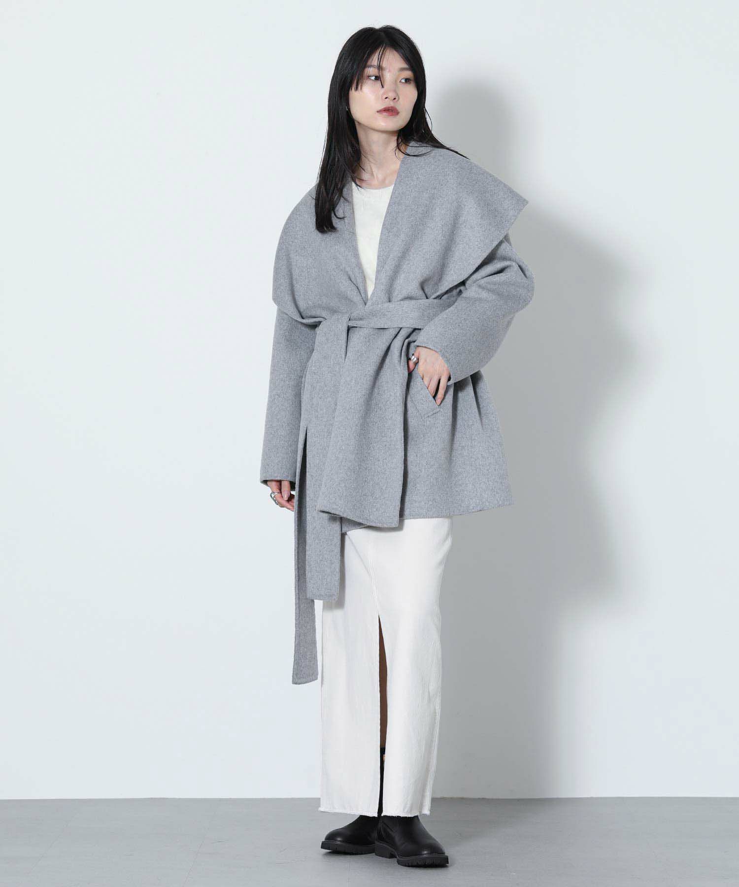 The rejoices.ダブルフェイスガウンコート | SEKIMIKI Online