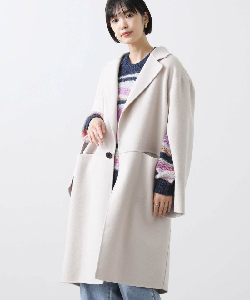 Gready Brilliants.ダブルフェイステーラーロングコート | SEKIMIKI Online