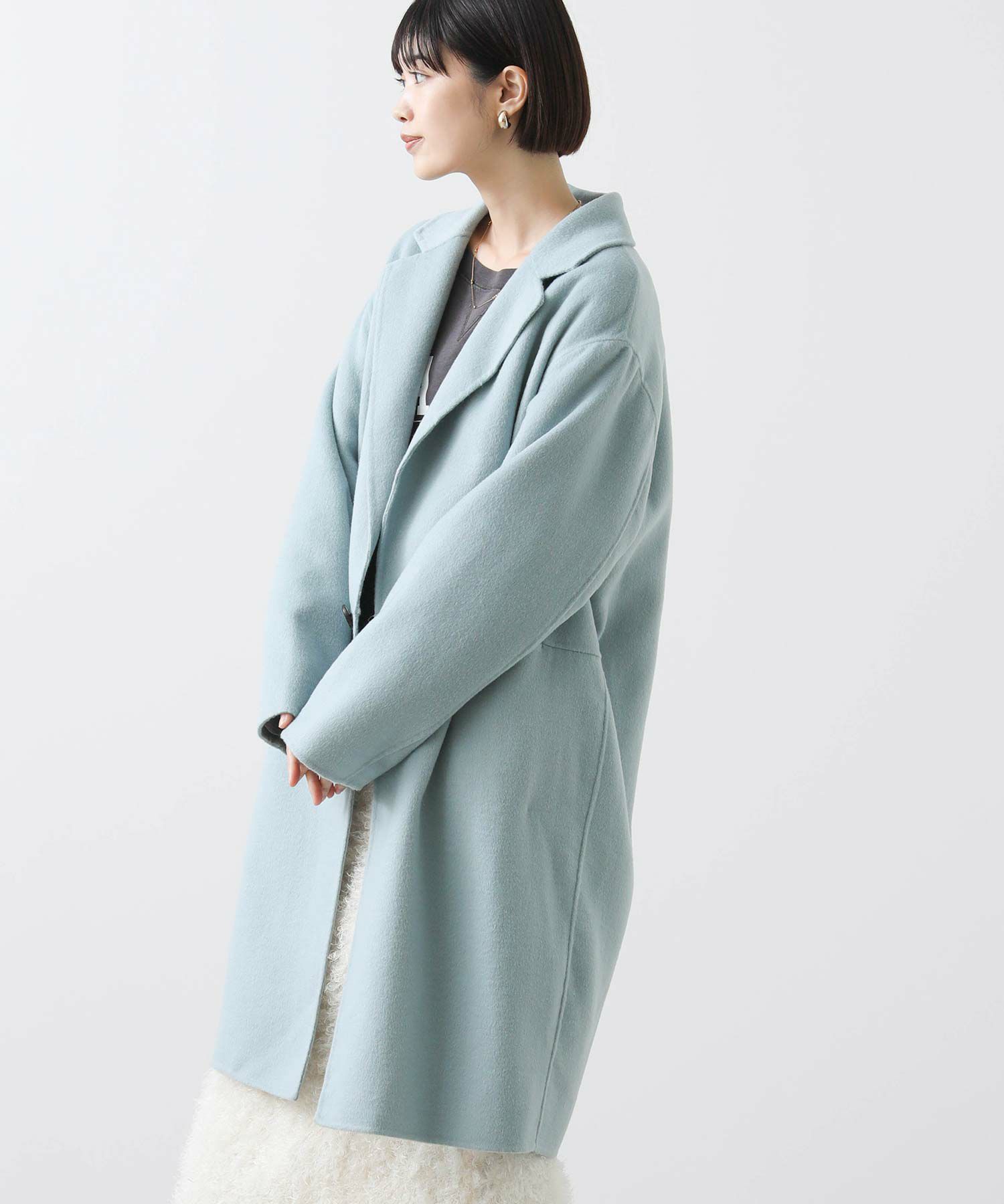 Gready Brilliants.ダブルフェイステーラーロングコート | SEKIMIKI Online