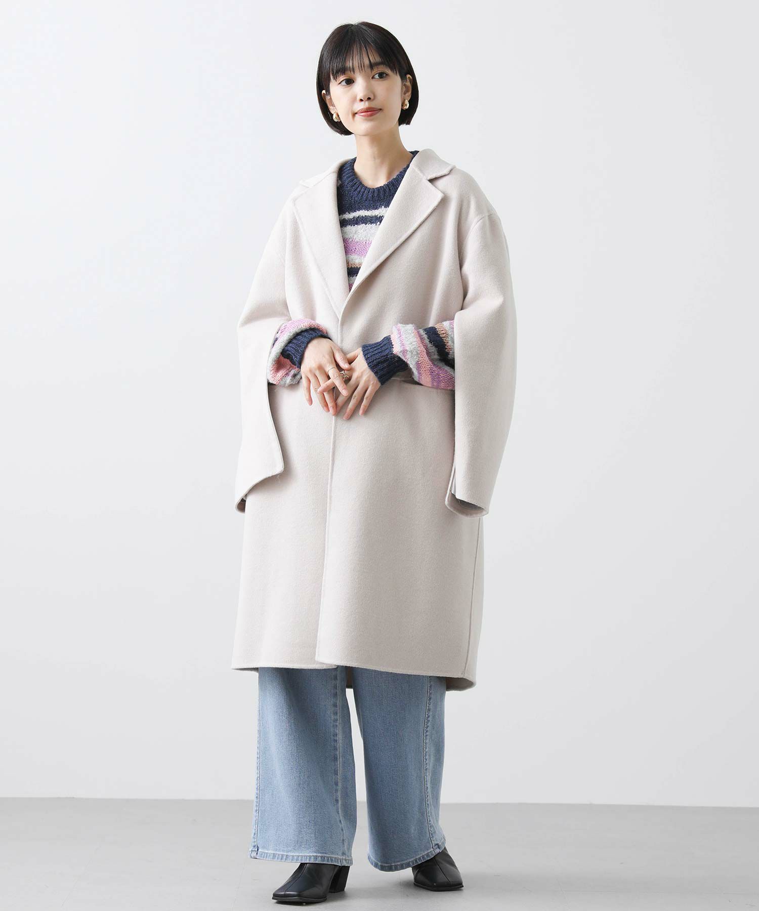 最終値下げ　ロングコート　グレディブリリアン 超ロングコート チェスターコート レディース アウター オーバーサイズ