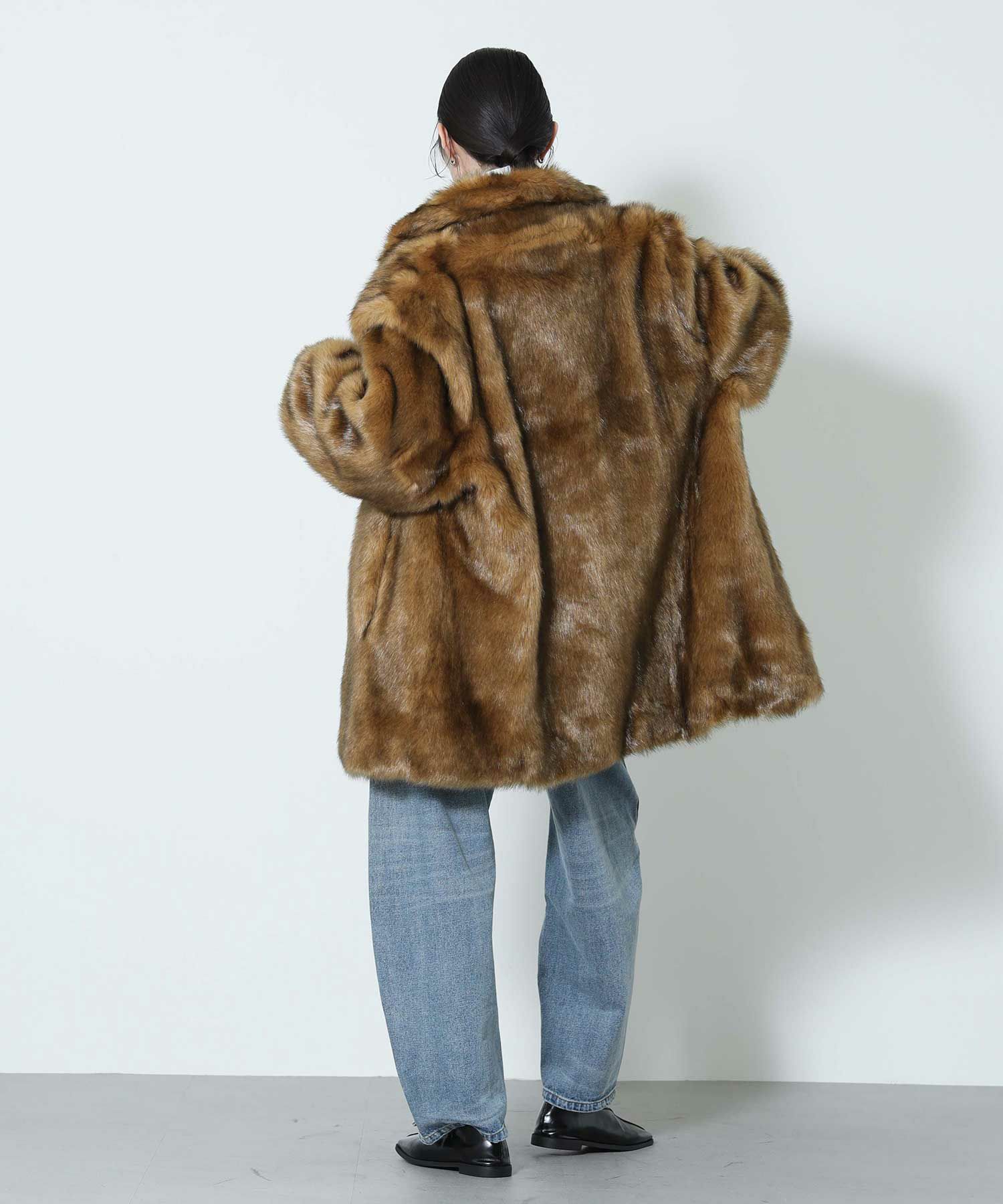 The rejoice【会員価格セール対象商品】フェイクミンクファーコート