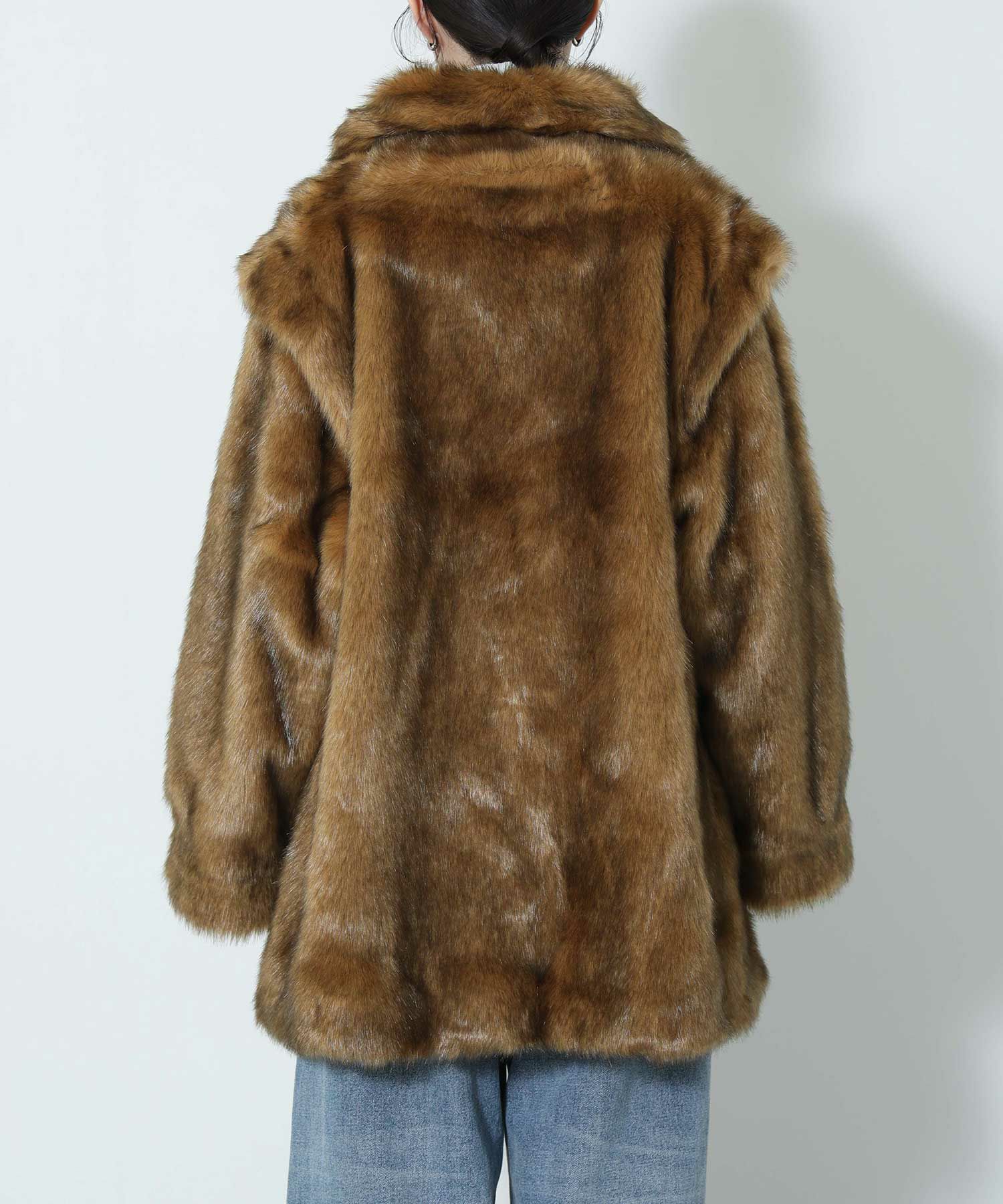 The rejoices.フェイクミンクファーコート【Jakke】 | SEKIMIKI Online