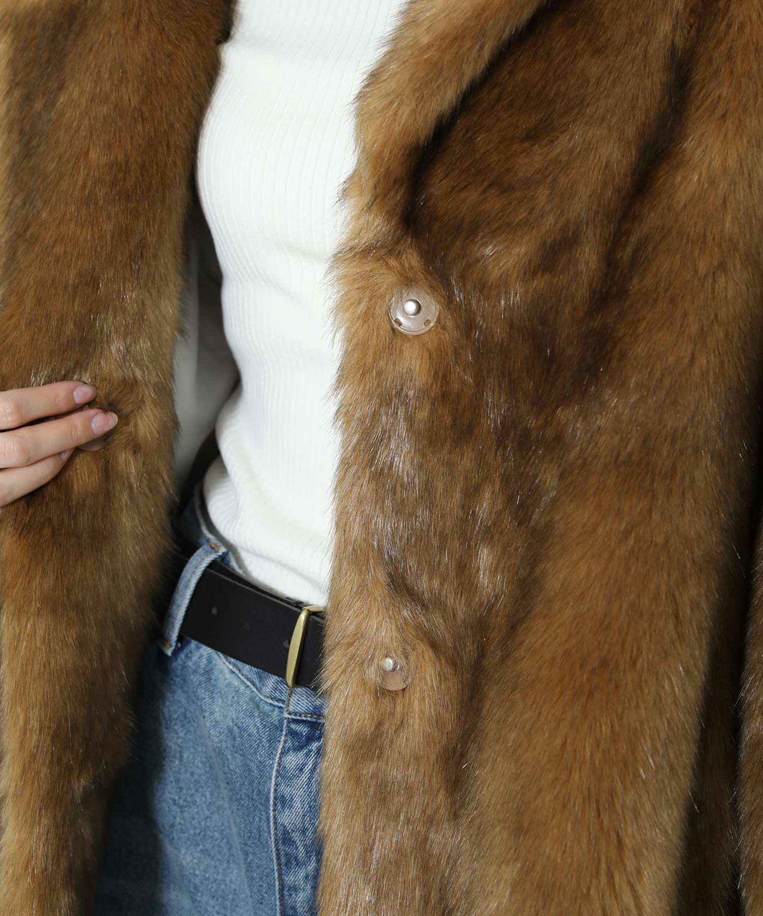 The rejoices.フェイクミンクファーコート【Jakke】 | SEKIMIKI Online