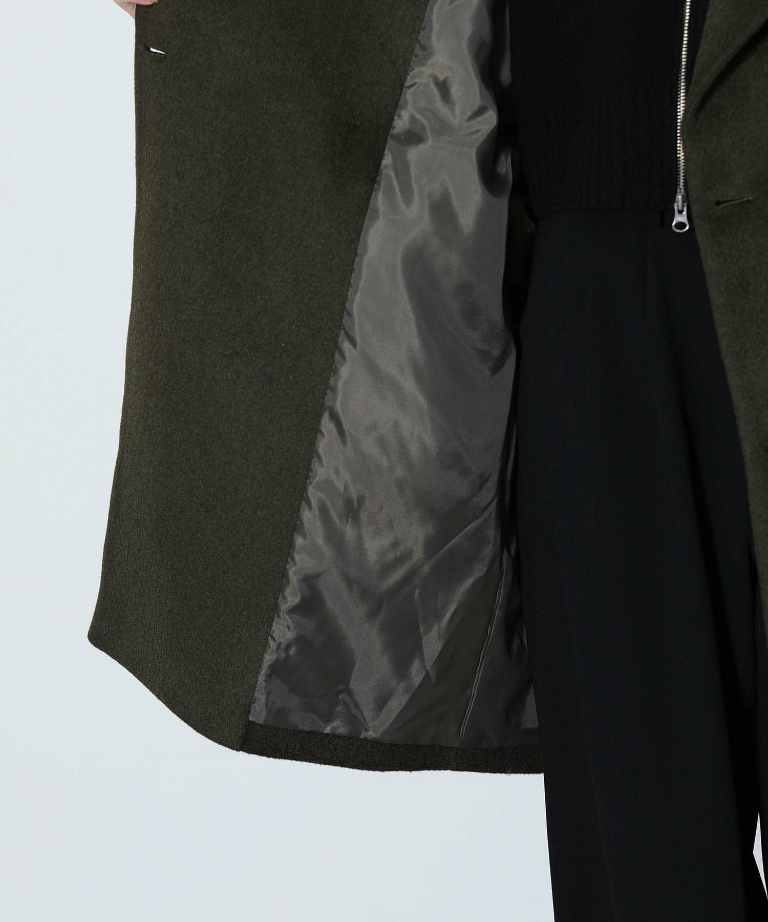 極美品 リミフゥ オーバーサイズ ギャバジン ダブルコート ブラック S 極美品 リミフゥ オーバーサイズ ギャバジン ダブルコート ブラック S