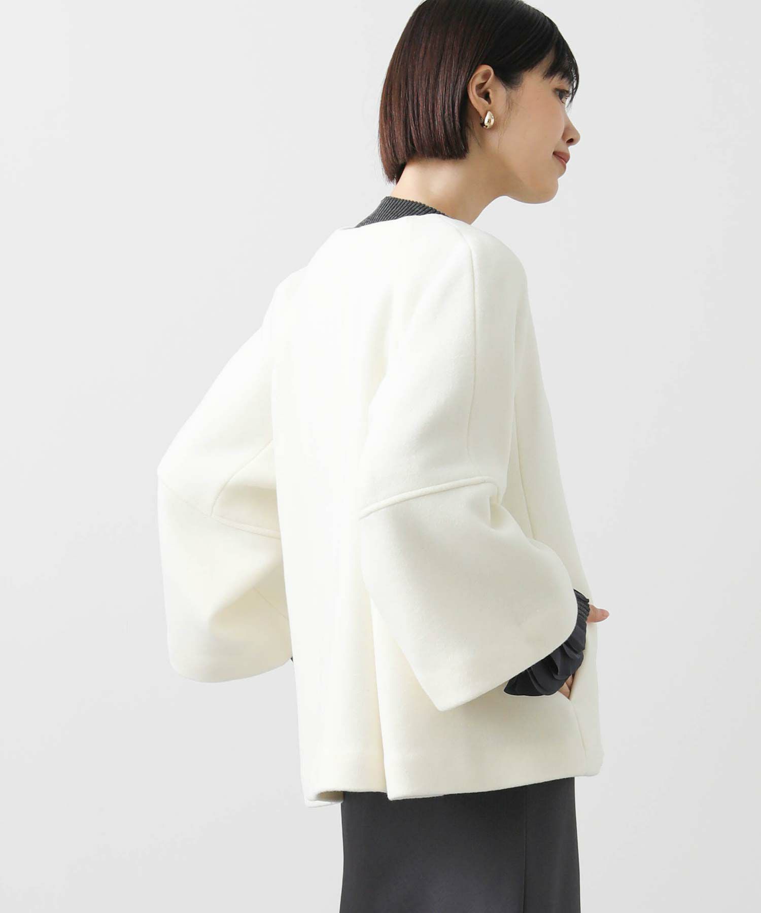 Gready Brilliants.二十織ビーバーケープコート | SEKIMIKI Online