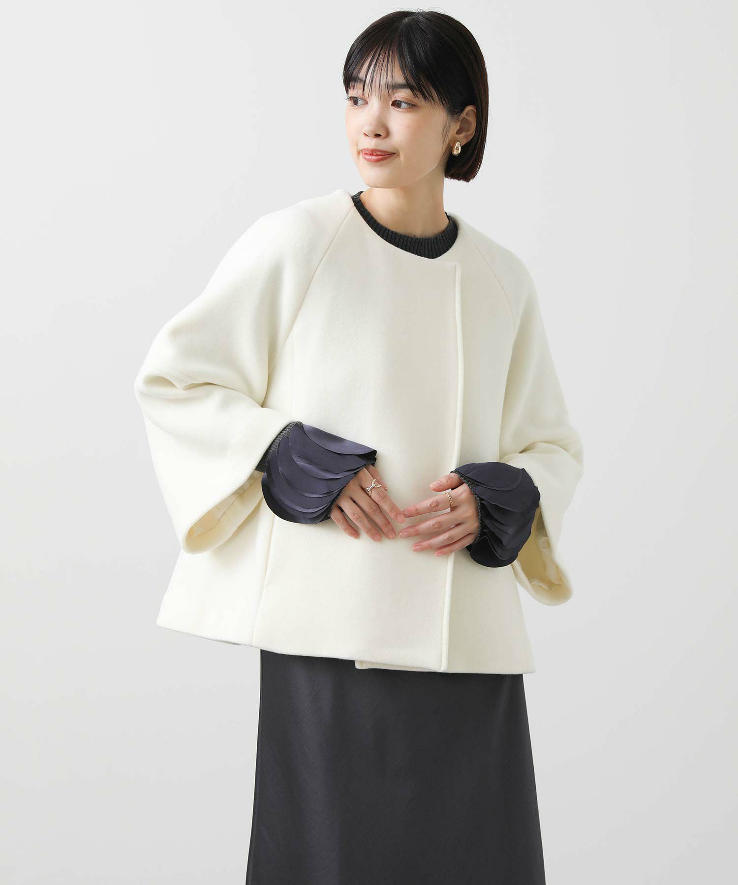 Gready Brilliants.二十織ビーバーケープコート | SEKIMIKI Online