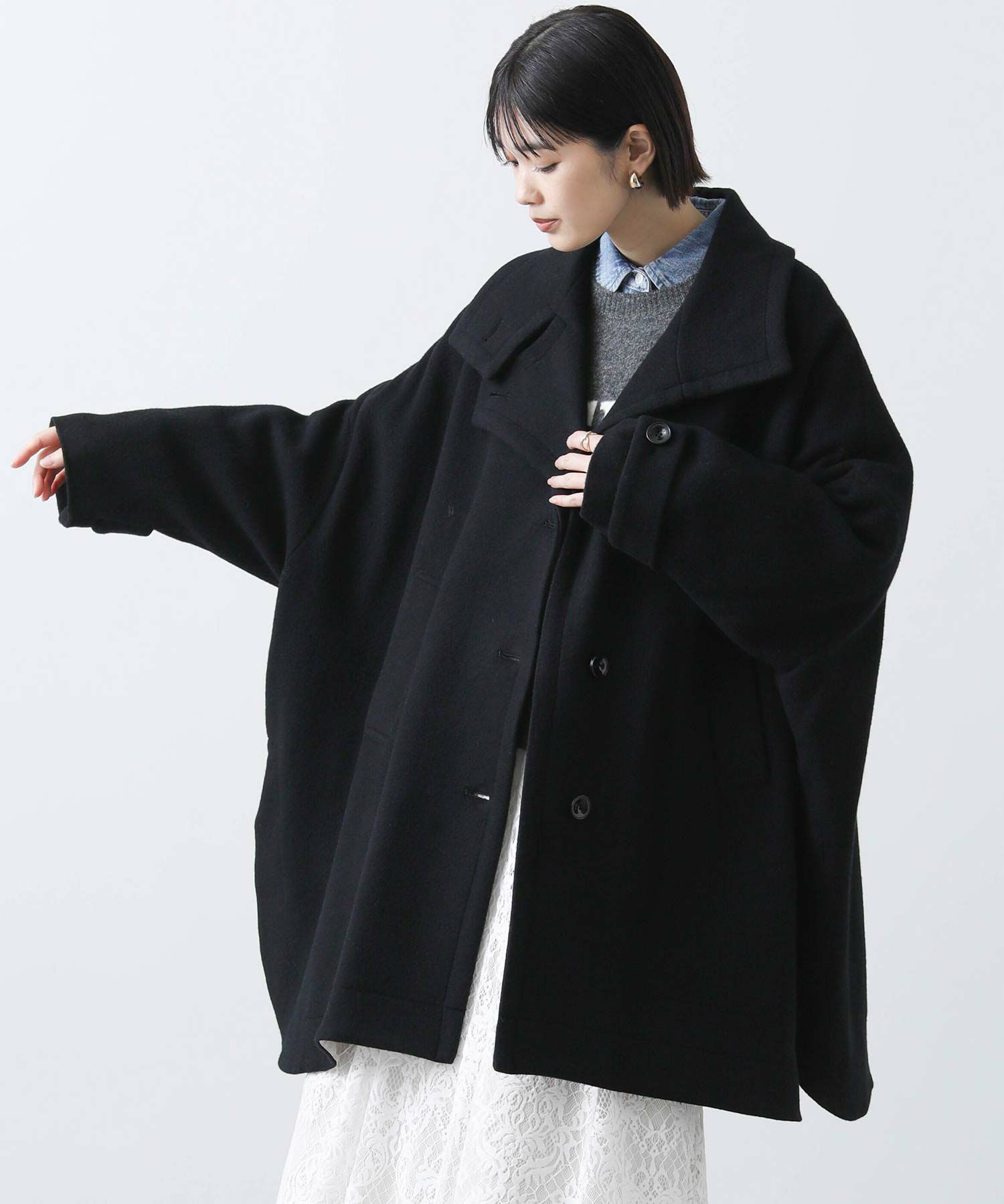 Gready Brilliants.スタンドテントフレアコート | SEKIMIKI Online