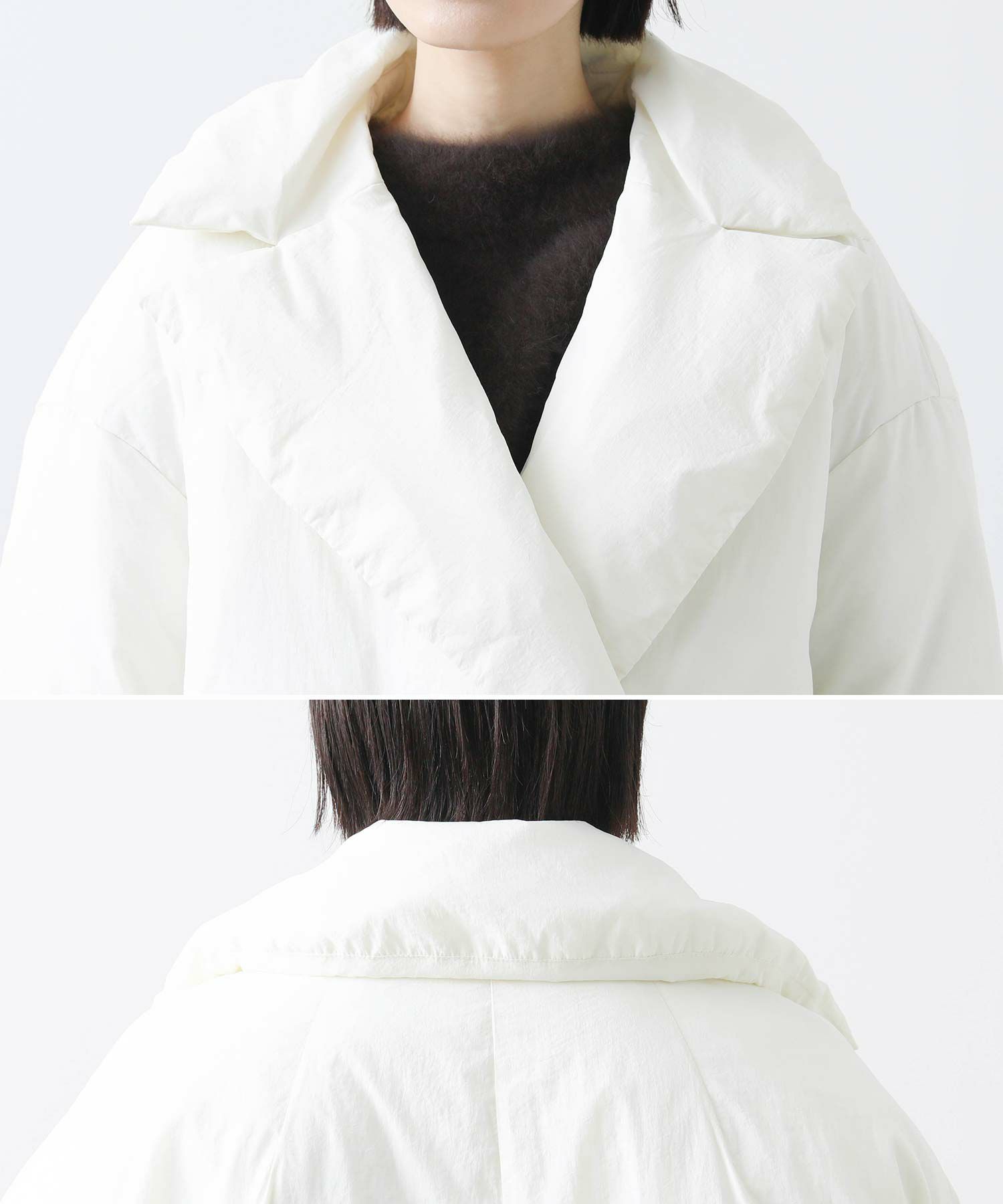 Gready Brilliants.中綿テーラーショートコート | SEKIMIKI Online