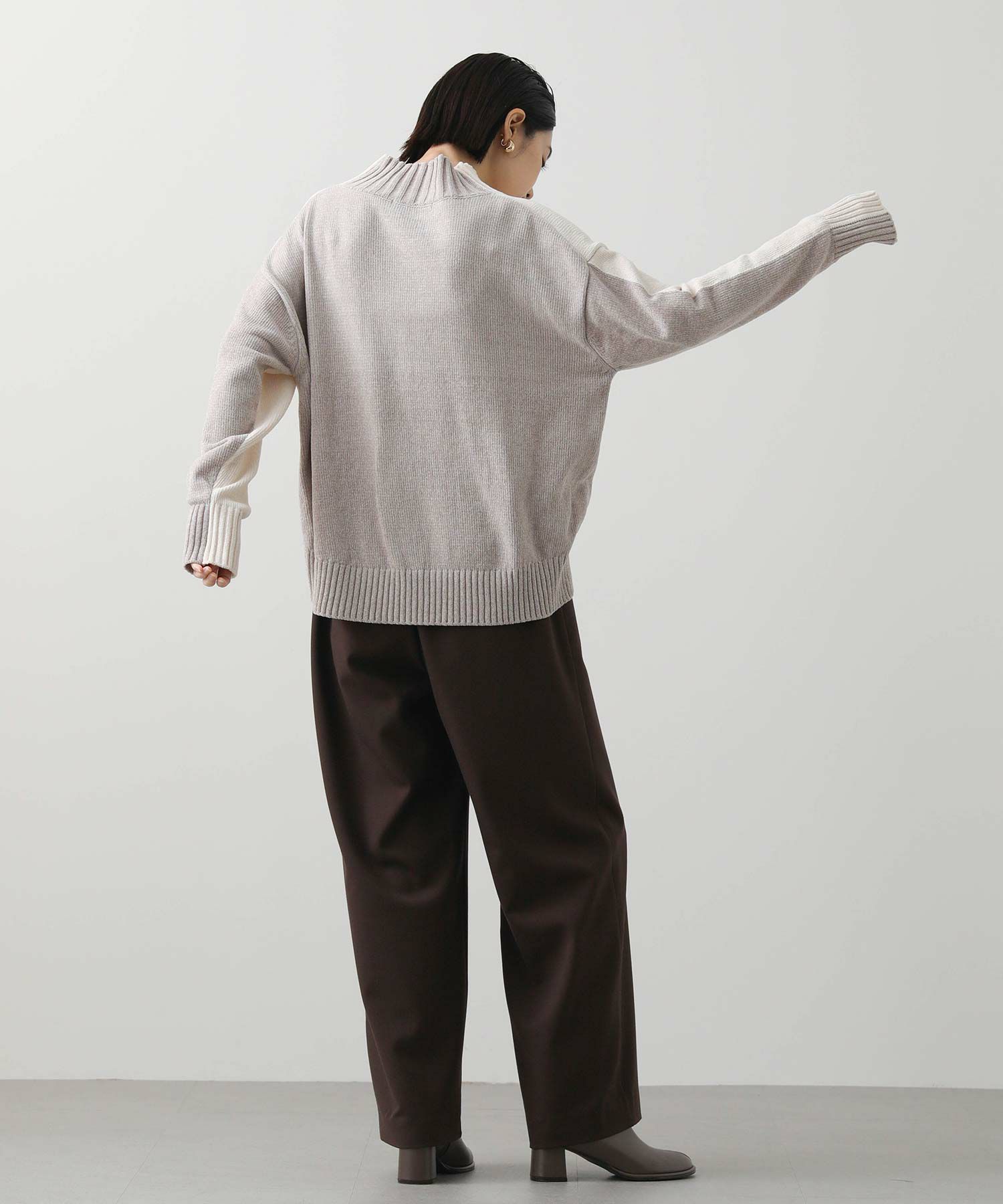 Gready Brilliants.TRピンタックセミワイドパンツ | SEKIMIKI Online