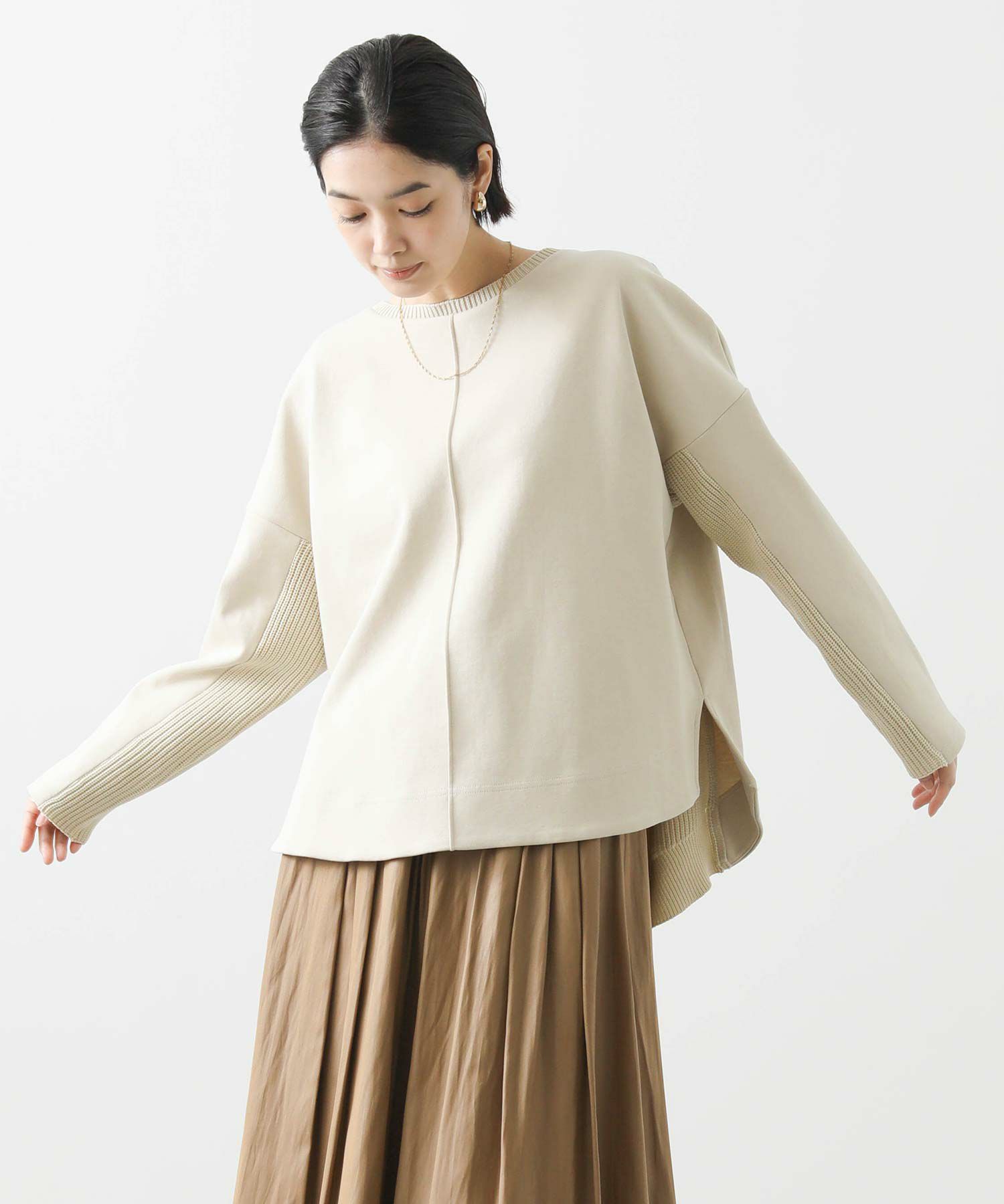 2024美品✨ セオリー Aライン プルオーバー ダンボール ニット 洗える S 2024美品✨ セオリー Aライン プルオーバー ダンボール ニット