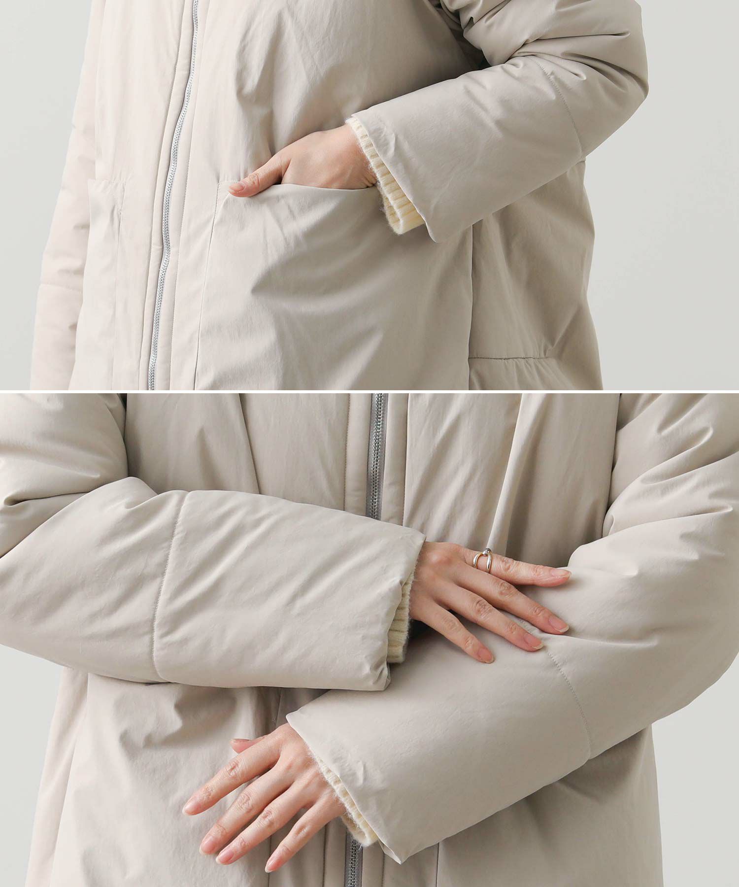 ☆美品☆バーバリー　スタンドカラー中綿コート　ベロア調　オーバーサイズ　9号　M Gready Brilliants.スタンド中綿オーバーコート | SEKIMIKI Online