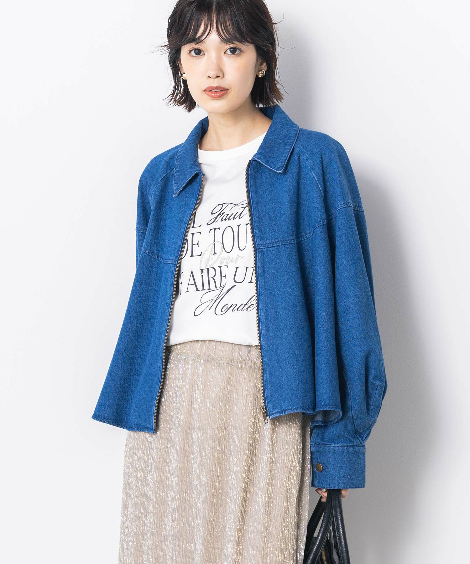 Gready Brilliant デニムジャケット Gジャン MARGAUX Gready Brilliant金釦デニムジャケット | SEKIMIKI Online