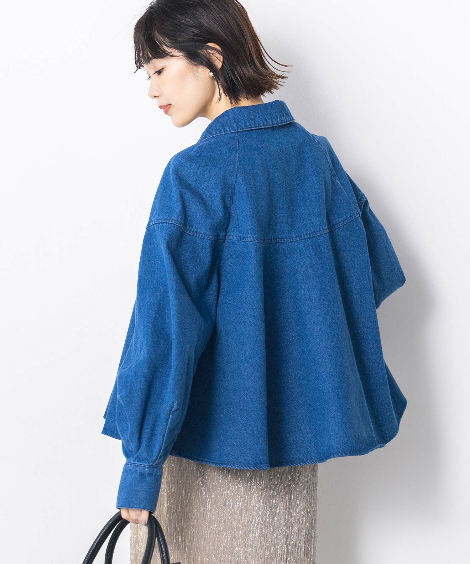 Gready Brilliants.デニムステンフレアジャケット | SEKIMIKI Online