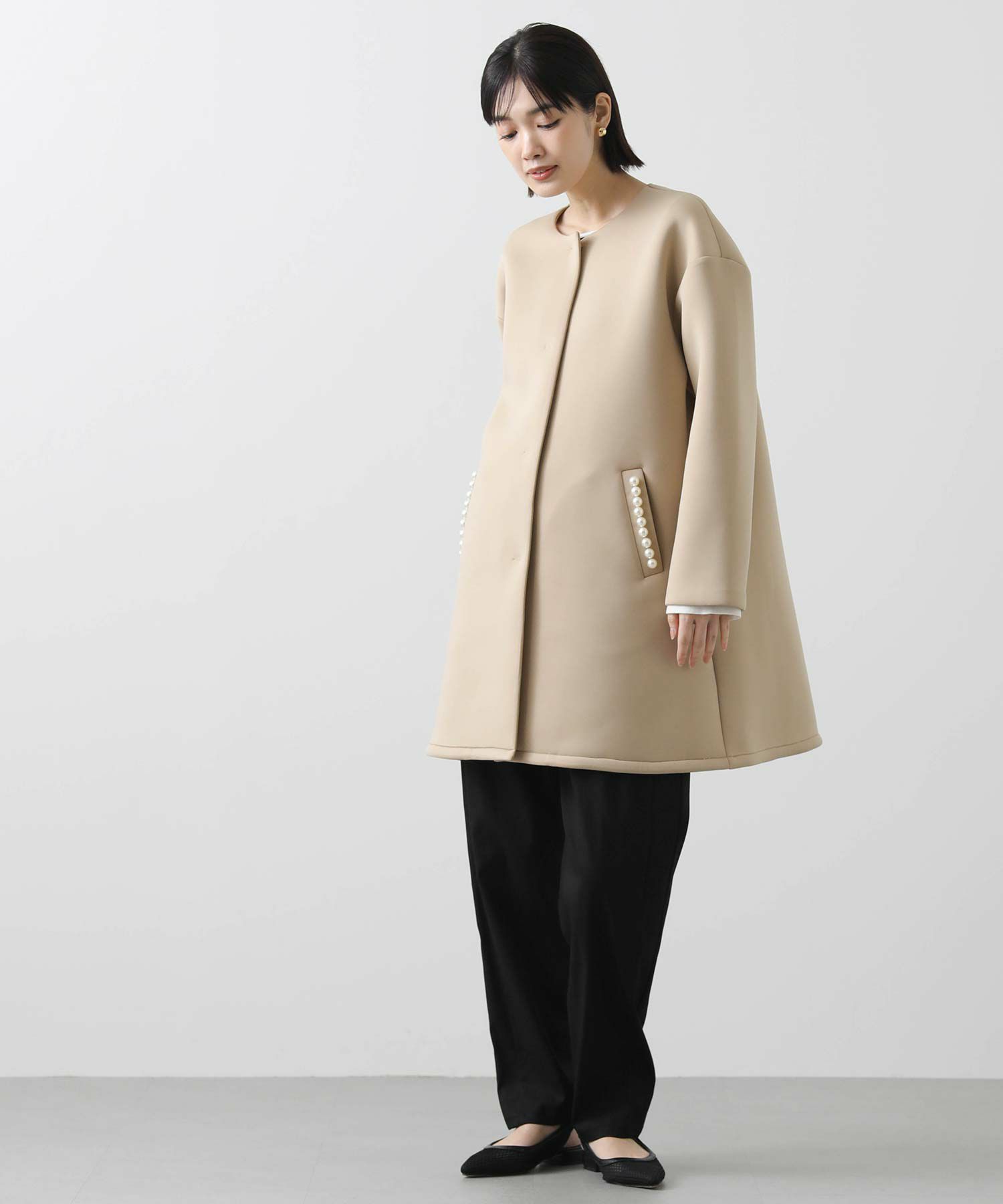 グレディブリリアン Gready Brilliant Pコート ジャケット Gready Brilliantダンボールパールポケットジャケット