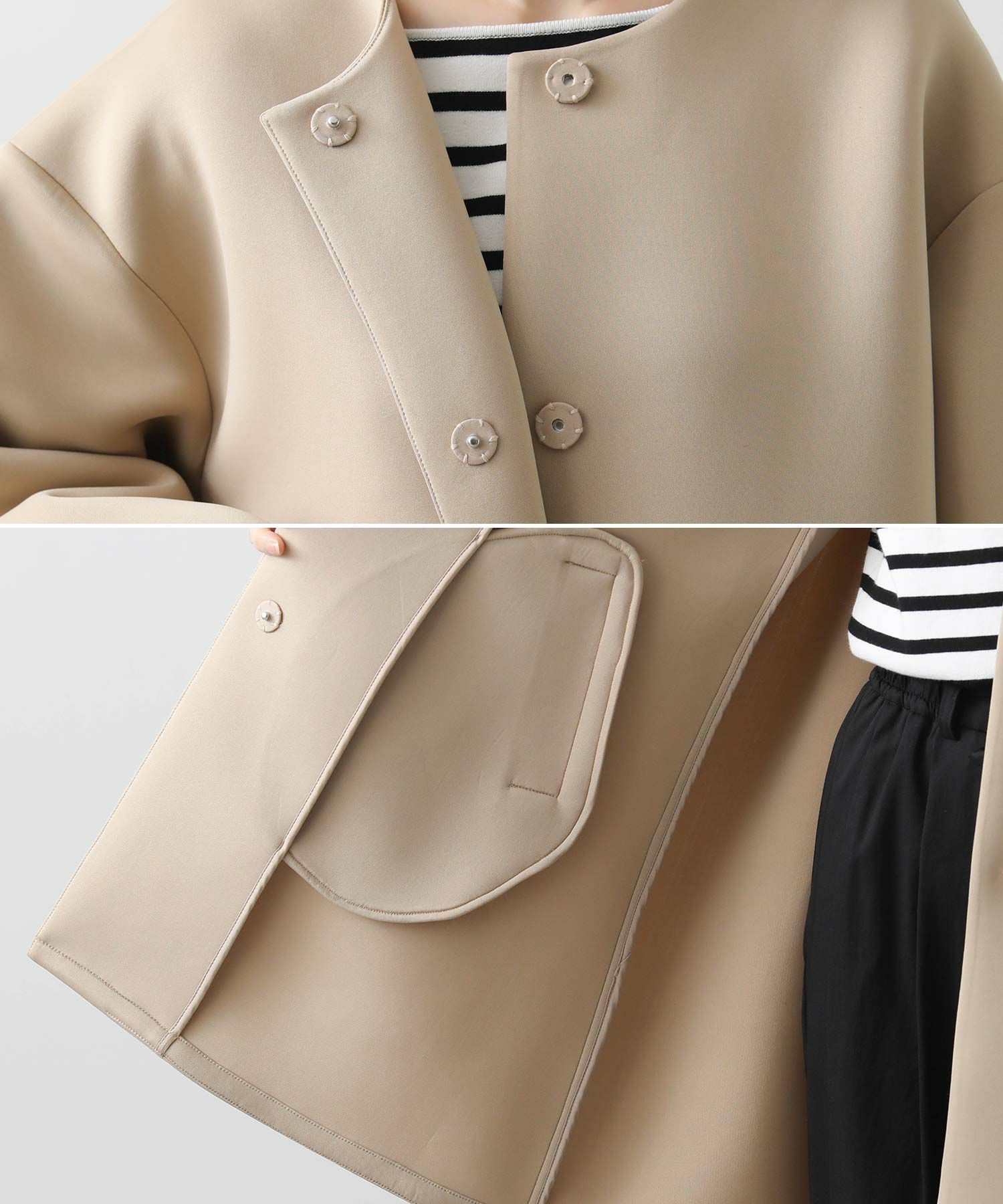 Gready Brilliants.ダンボールパールポケットジャケット | SEKIMIKI Online