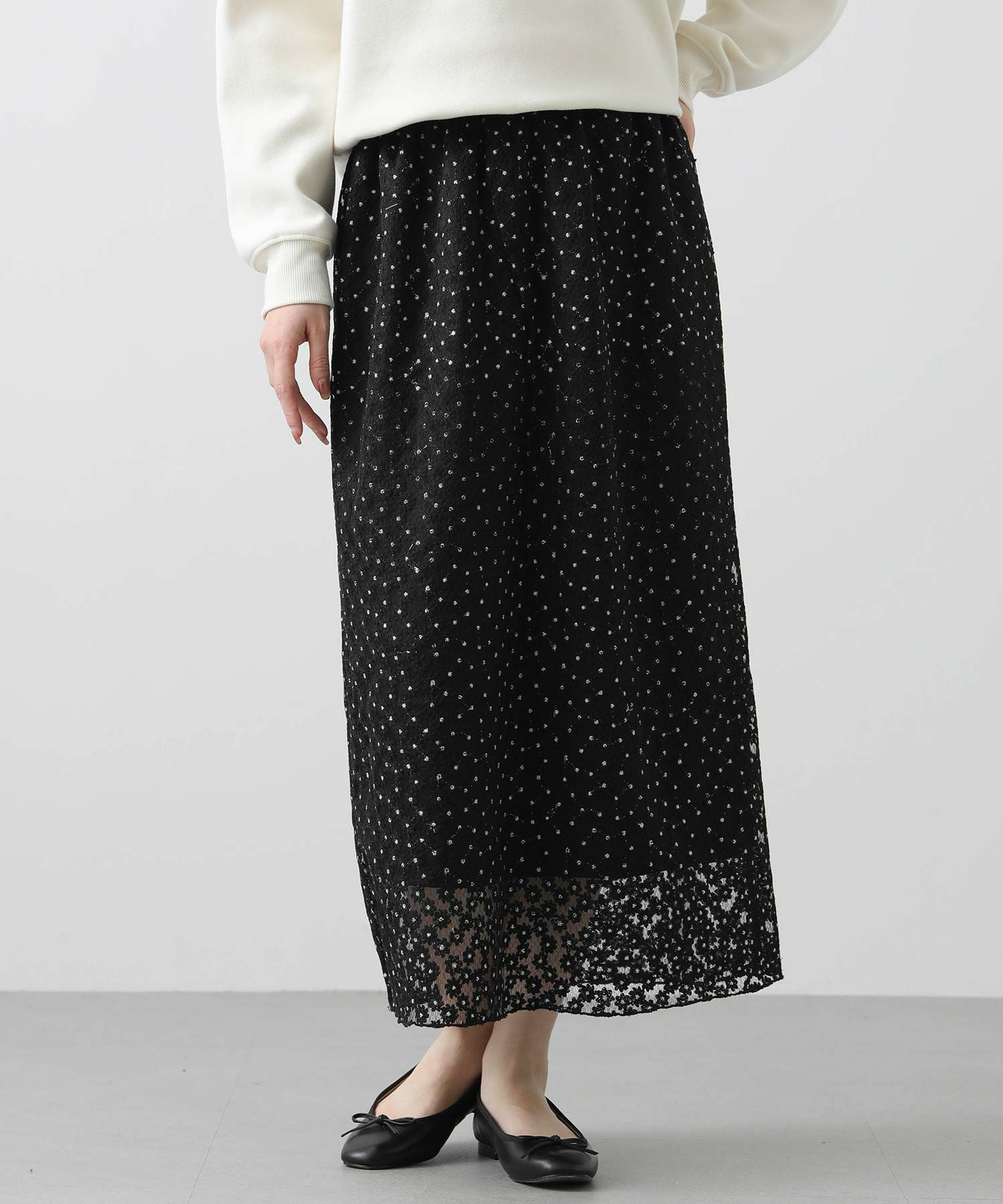 Drises Van Noten 刺繍入りタイトスカート Gready BrilliantLU花刺繍タイトスカート | SEKIMIKI Online