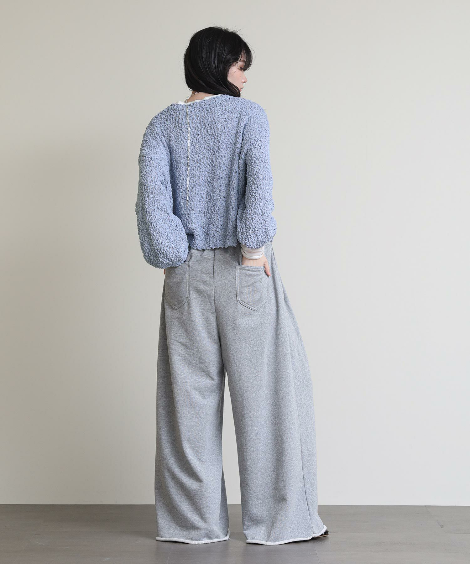 The rejoices.ポコポコショートニット | SEKIMIKI Online