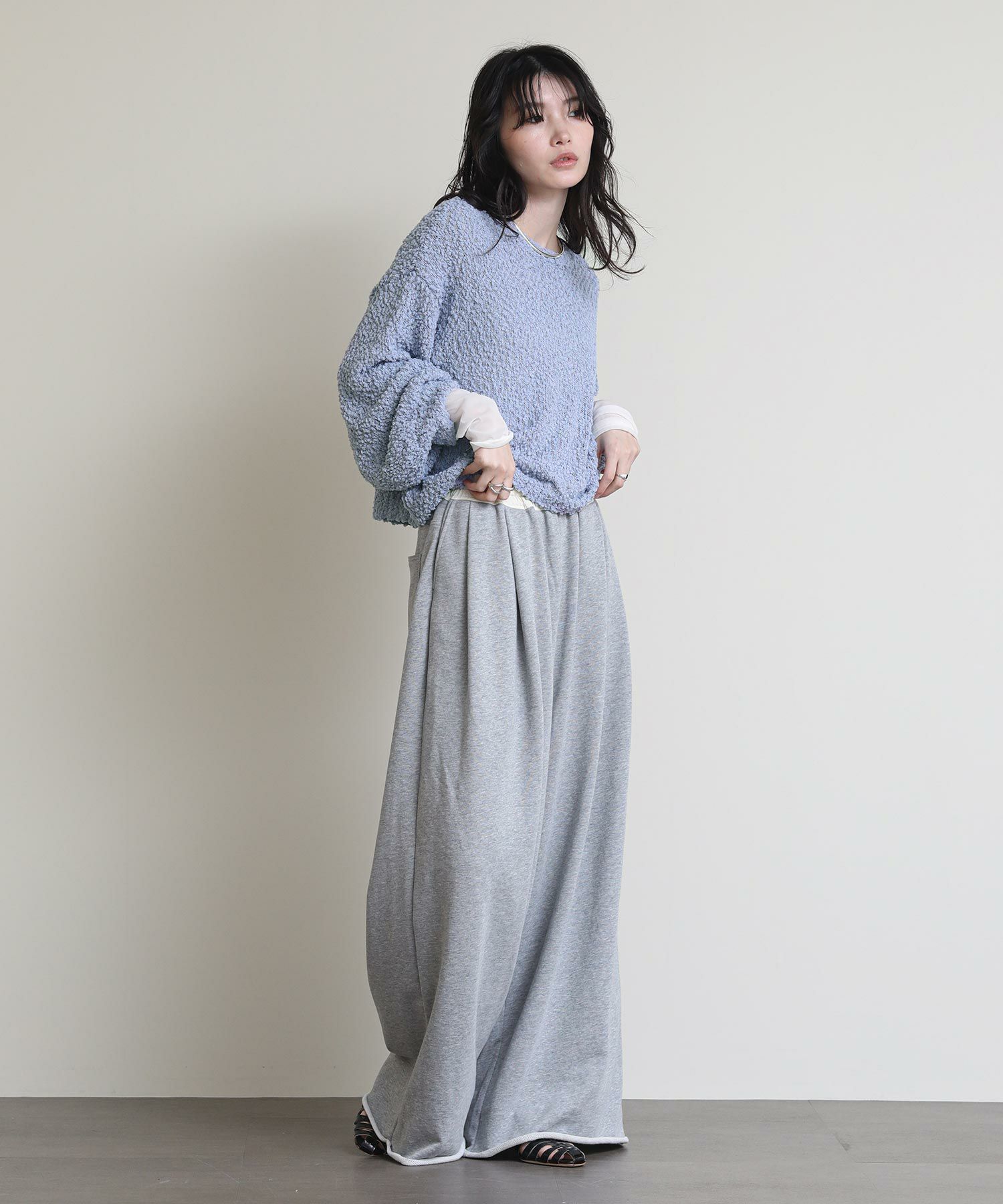 The rejoices.ポコポコショートニット | SEKIMIKI Online