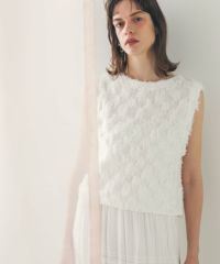 シアーモールボートネックニット Gready Brilliant シアーモールボートネックニット