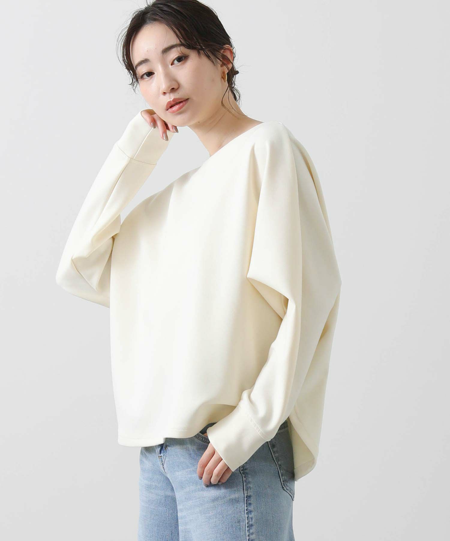 Gready Brilliant　ダンボールカットソー セール】ダンボール後リボンカットソー（Tシャツ/カットソー