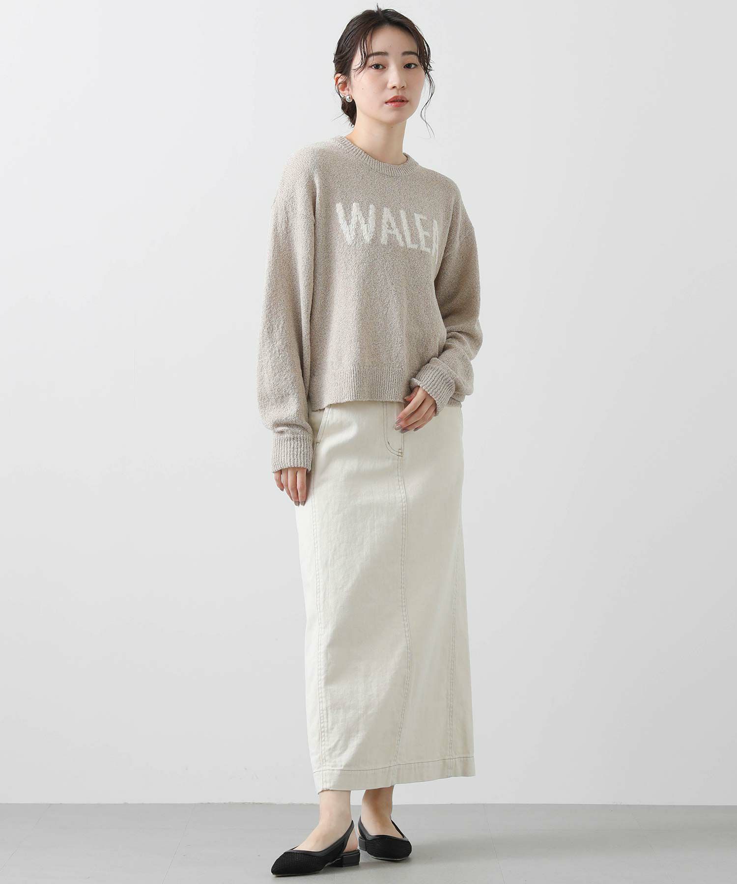 Brilliantタイトスカート Gready Brilliant スカート チノフロントスリットタイトスカート