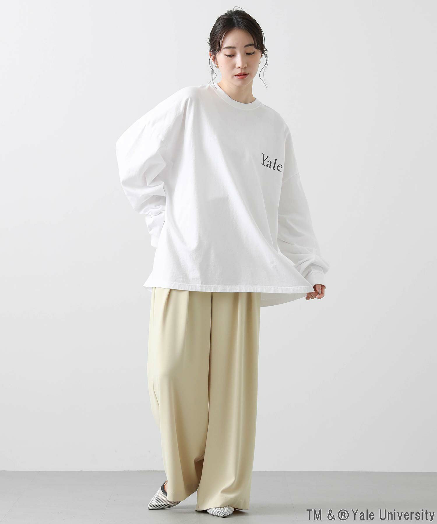 今期新品⭐︎ Gready Brilliant YALEロゴロンT ホワイト Gready BrilliantYALEロゴロンT ホワイト | SEKIMIKI Online