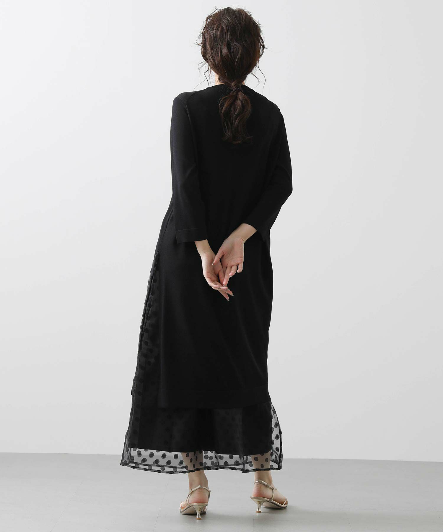 Gready Brilliants.ニットドットキャミsetワンピース | SEKIMIKI Online